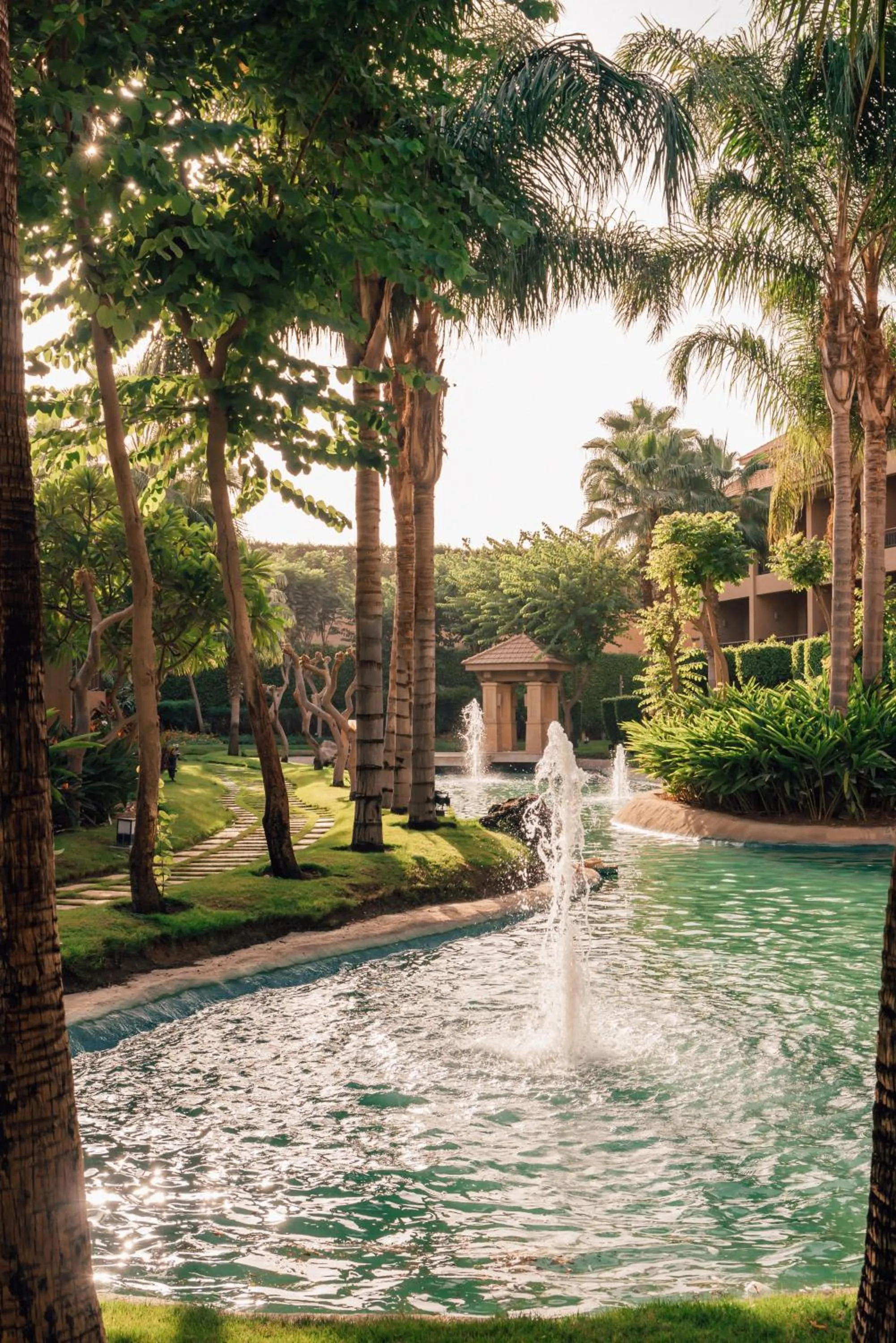 Garden in Dusit Thani LakeView Cairo