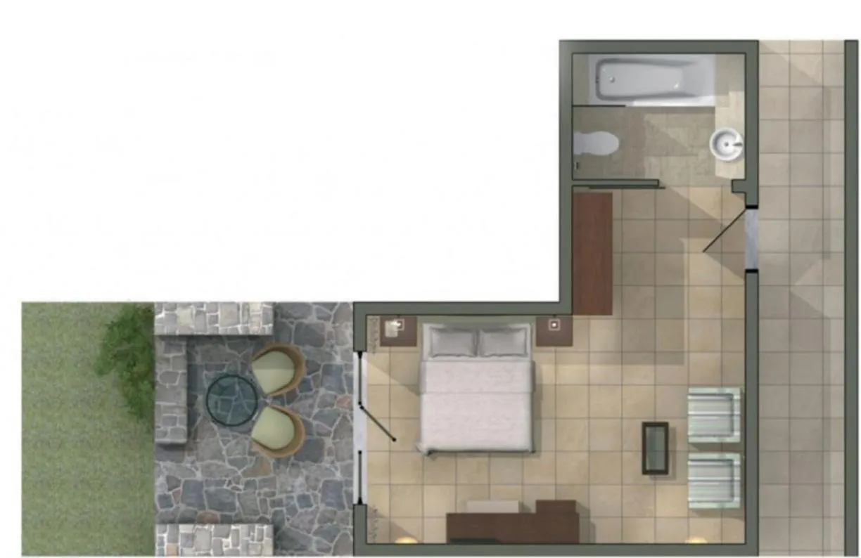 Floor plan in Aquila Elounda Village Resort, Suites & Spa