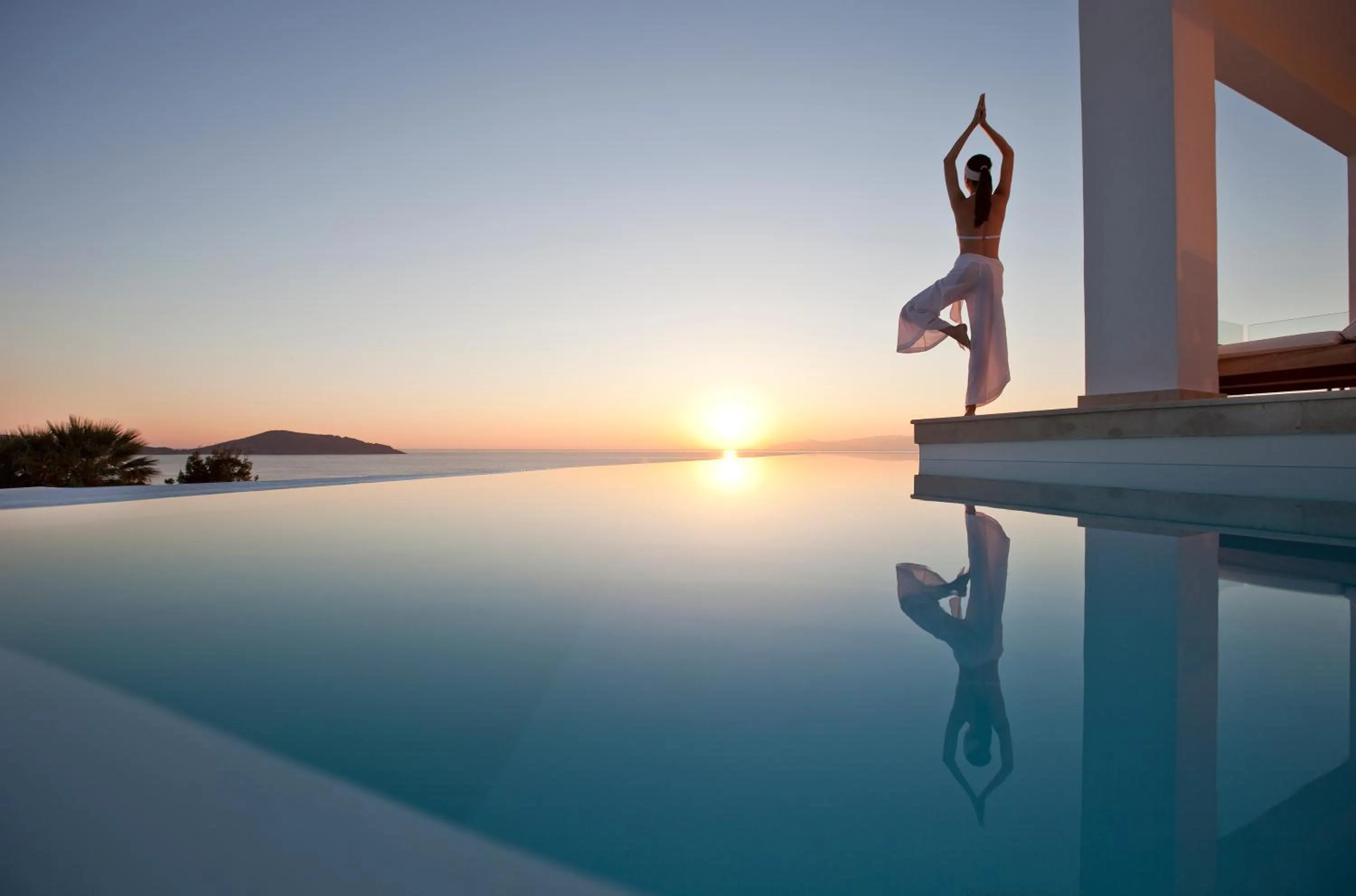 Swimming pool in Aquila Elounda Village Resort, Suites & Spa