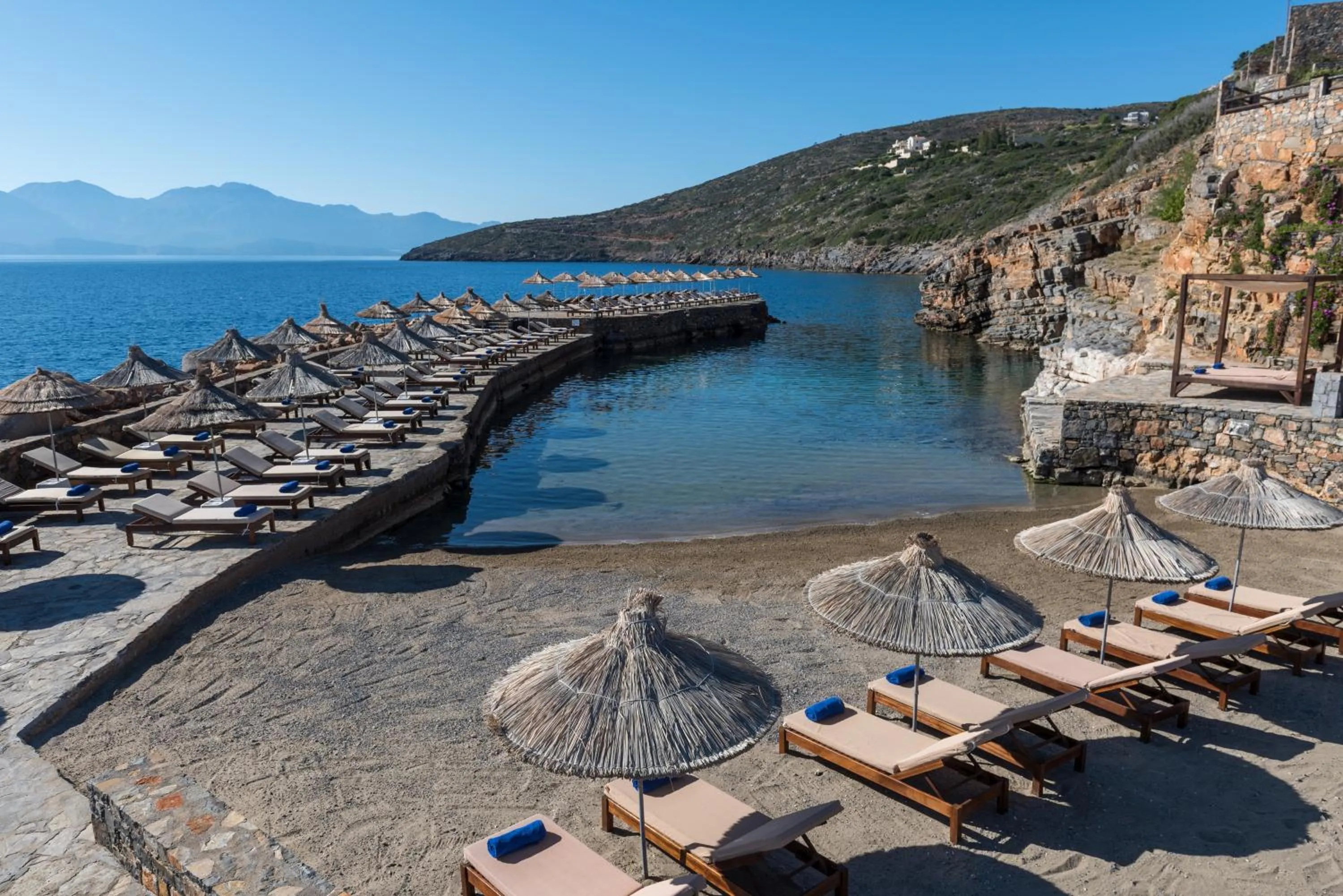 Beach in Aquila Elounda Village Resort, Suites & Spa