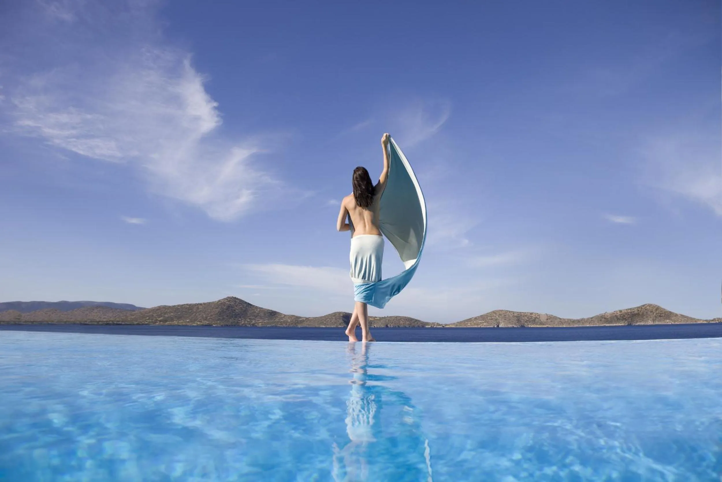 Swimming pool in Aquila Elounda Village Resort, Suites & Spa