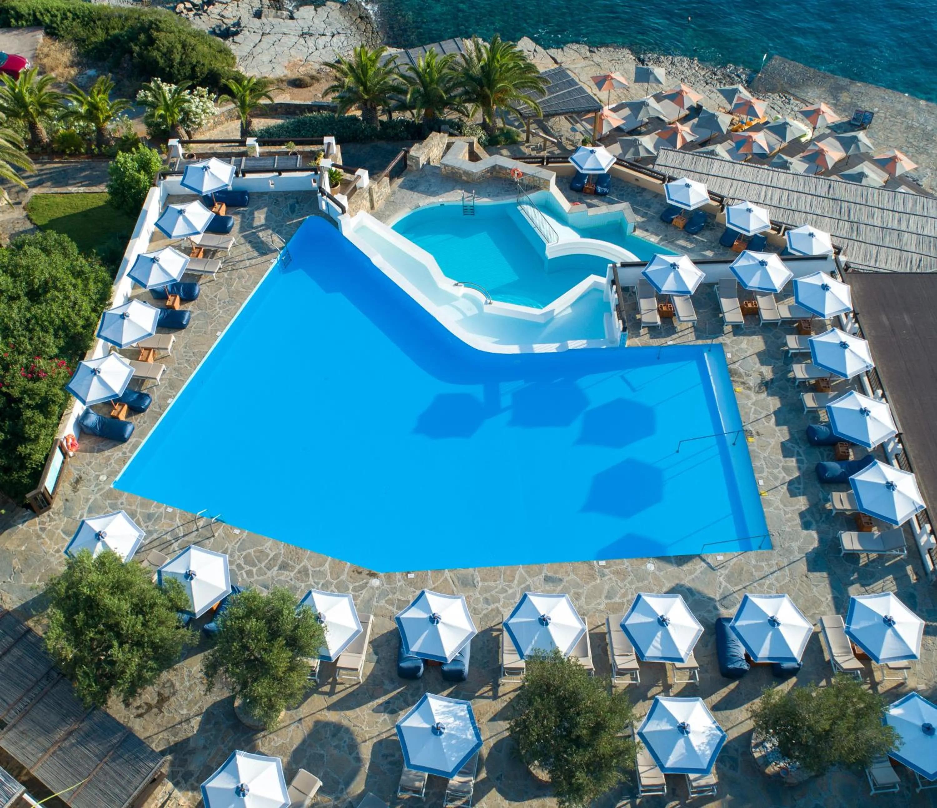 Swimming pool in Aquila Elounda Village Resort, Suites & Spa