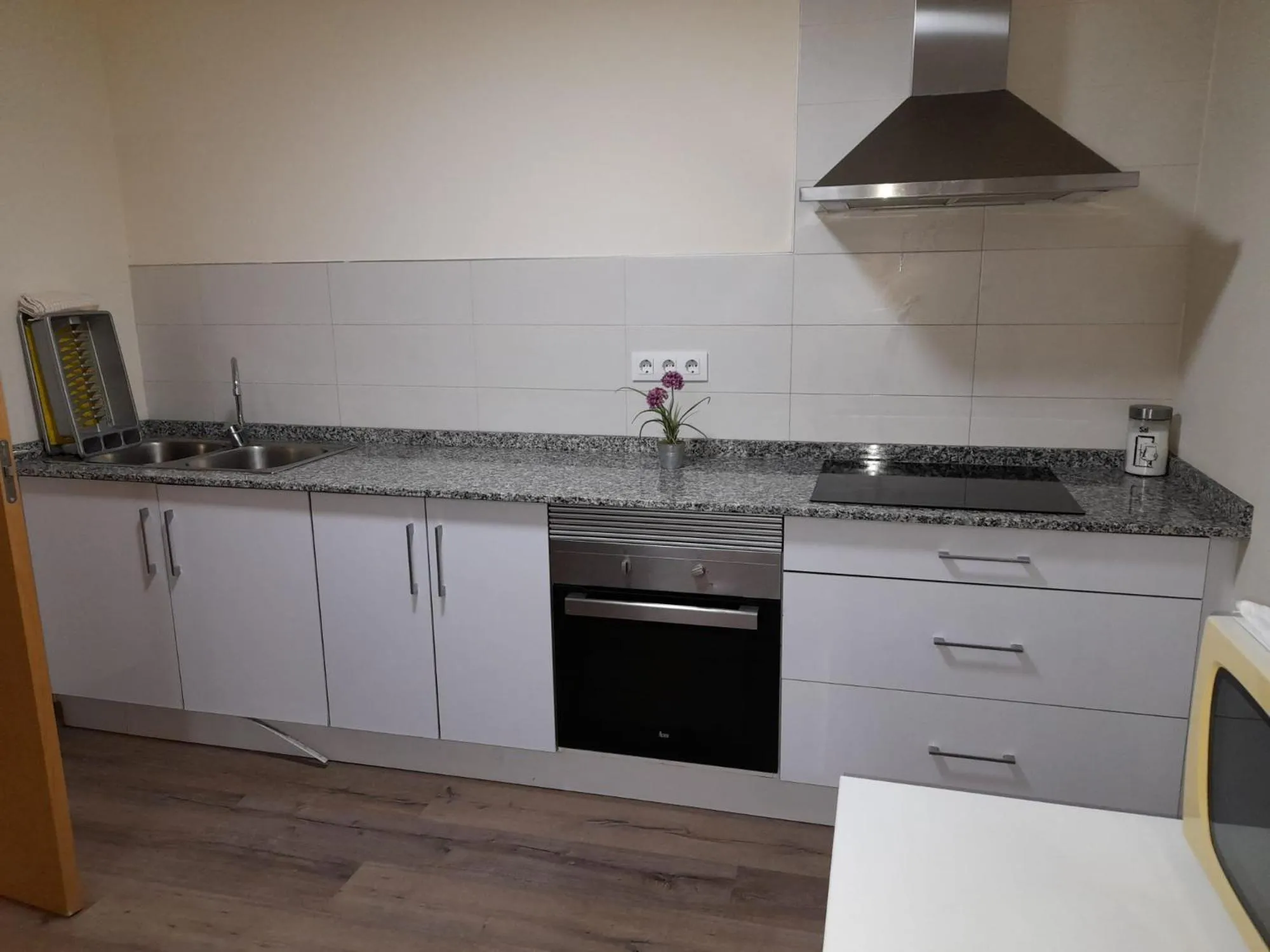 Communal kitchen in Europa House Village