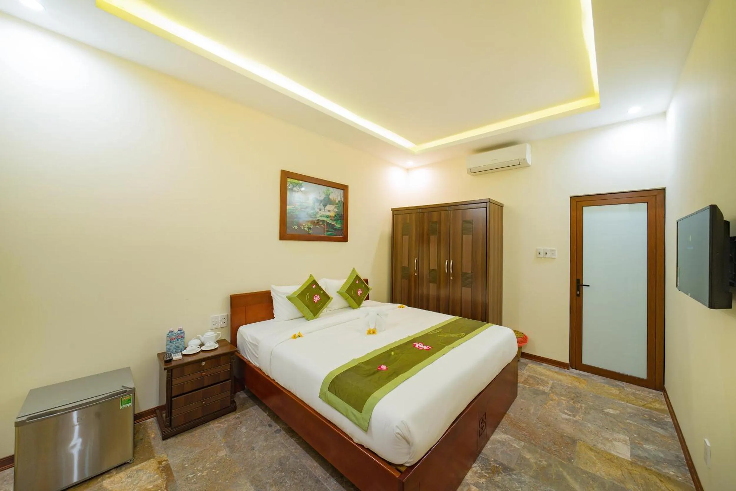 Bed in Herbal Tea Homestay