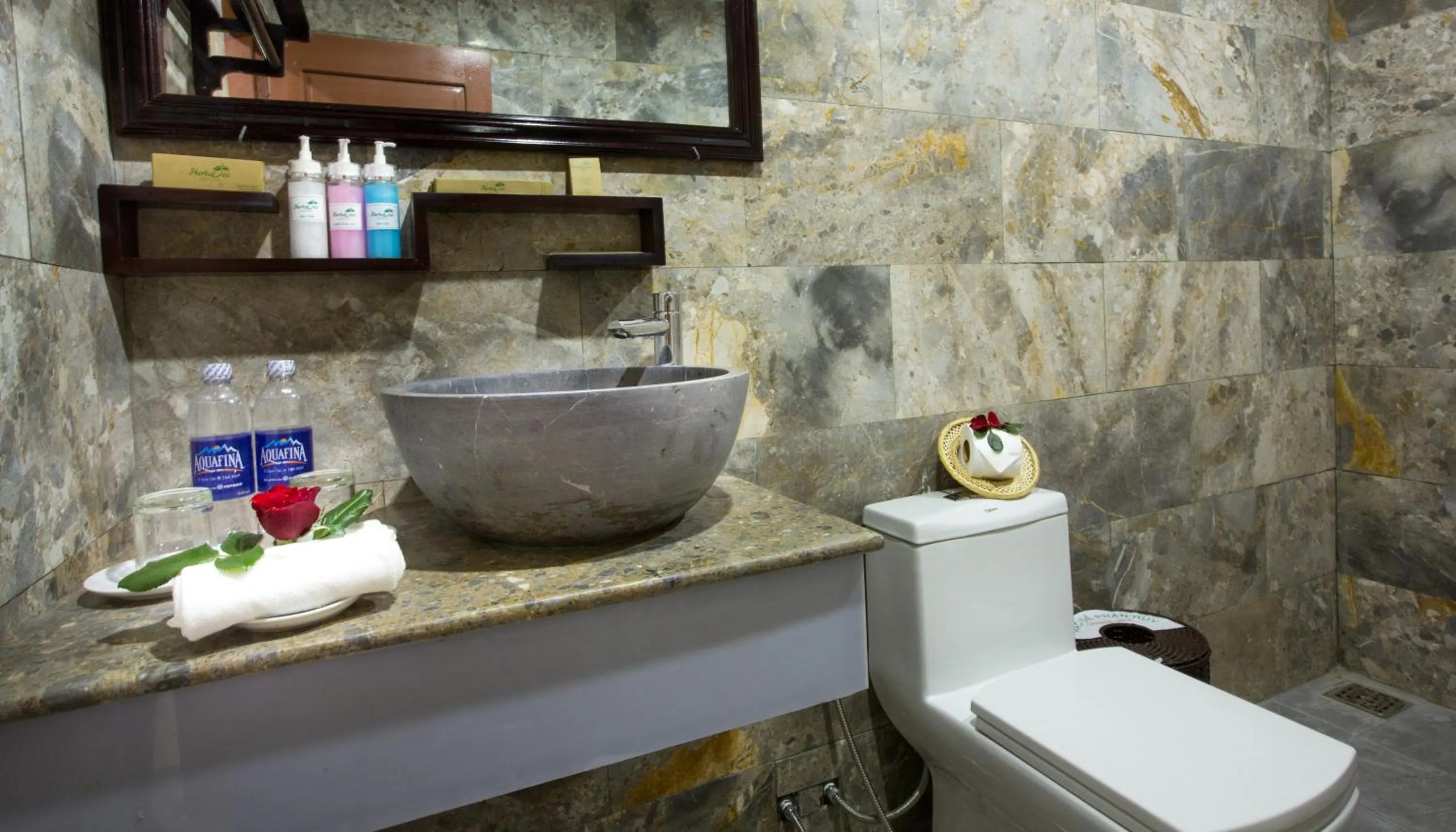 Toilet in Herbal Tea Homestay