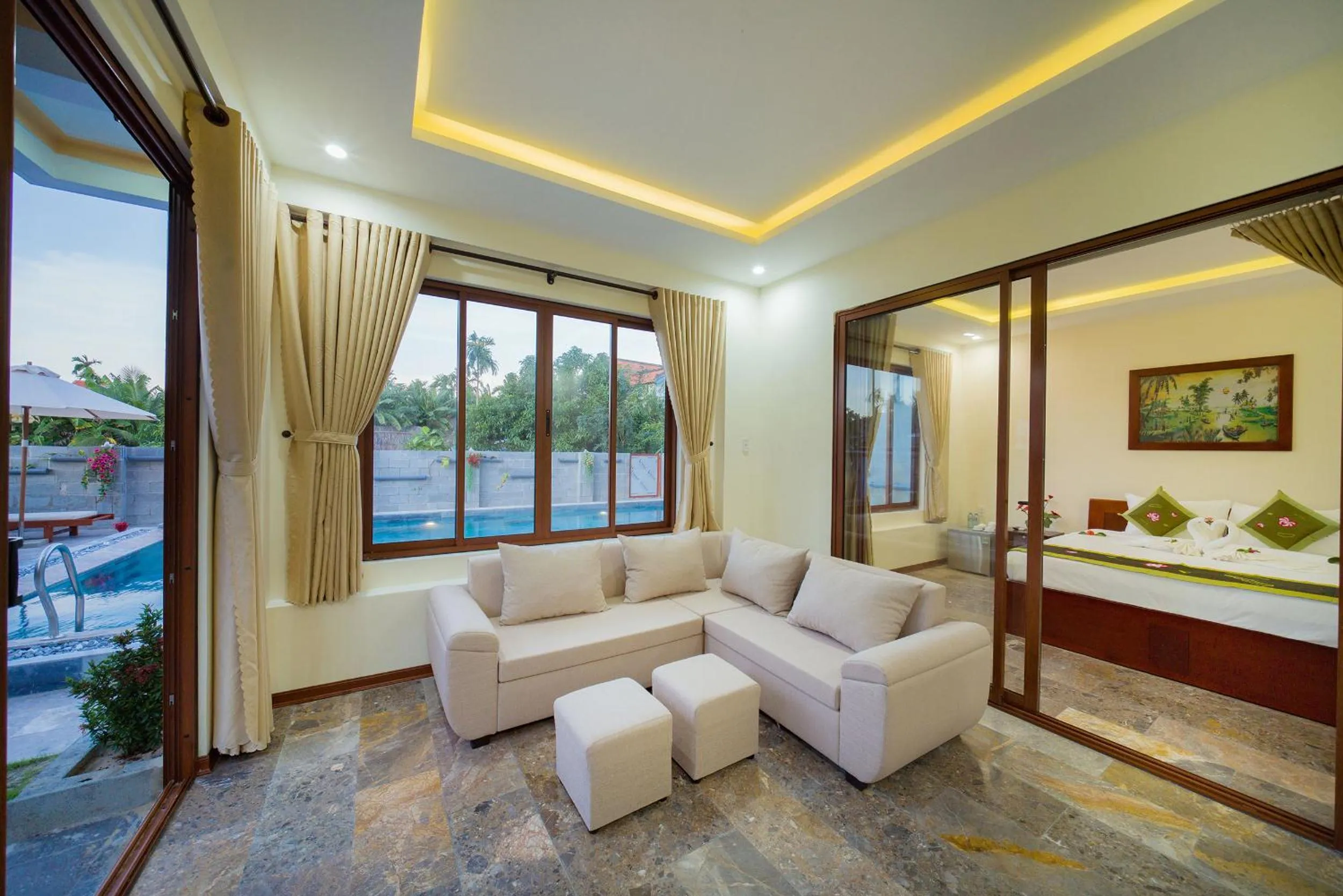 Living room in Herbal Tea Homestay