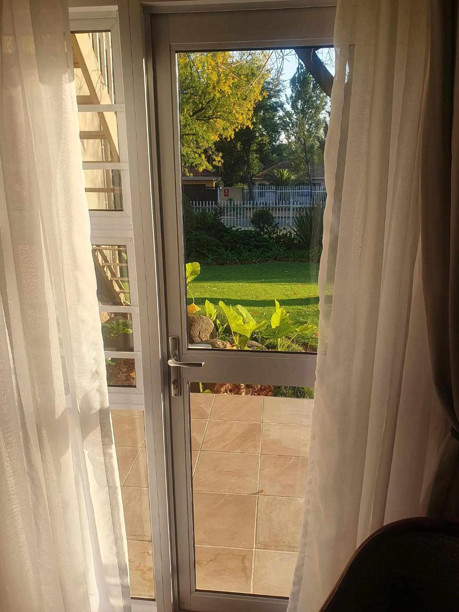 Garden view in Bayswater Lodge