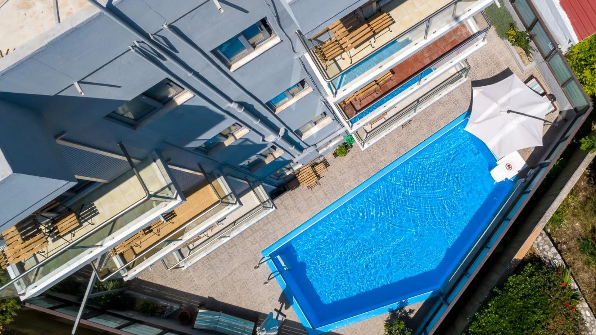 Bird's eye view in 7Palms