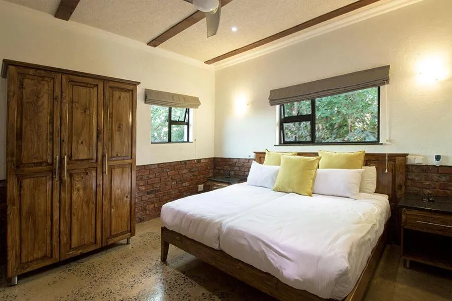 Bed in Stephan's Guest House