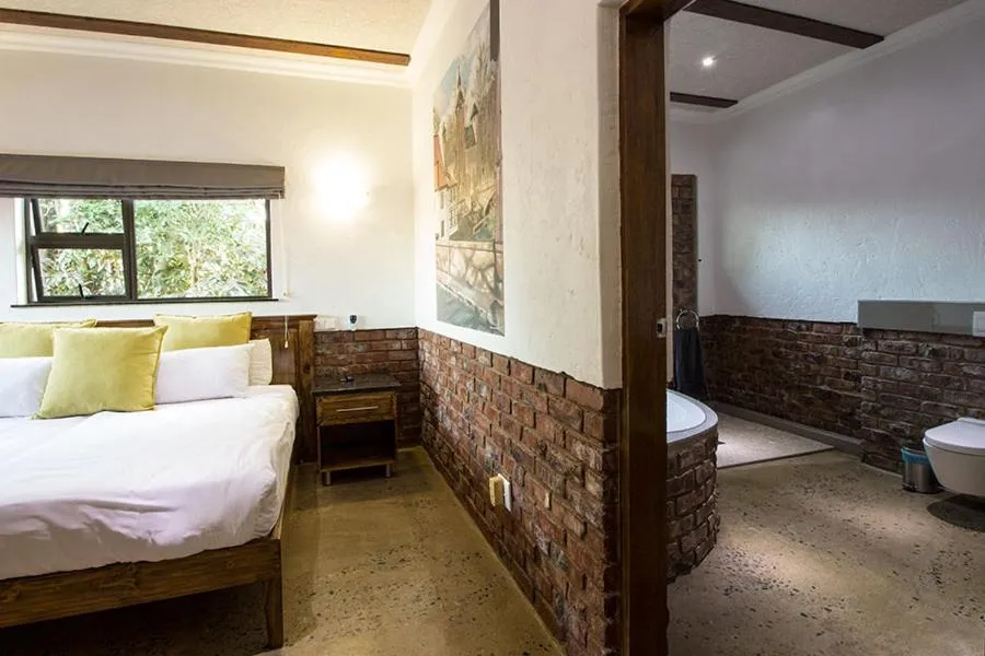 Bed in Stephan's Guest House