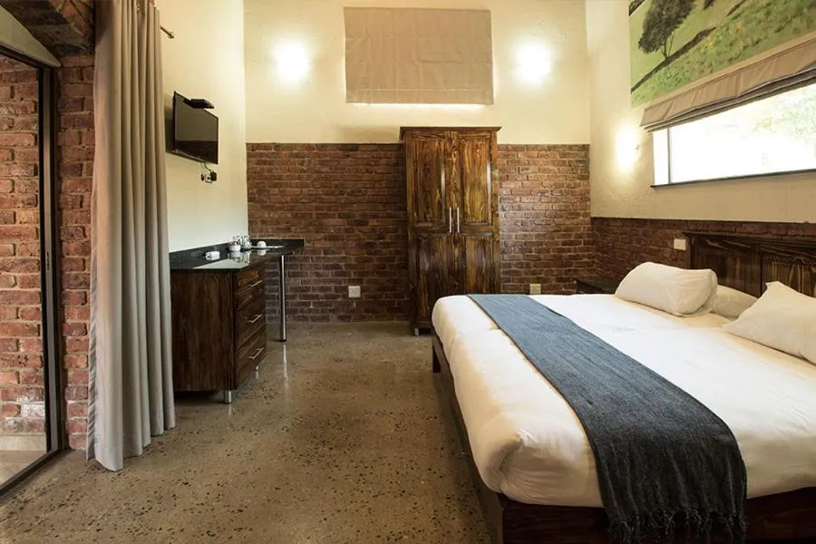 Bed in Stephan's Guest House