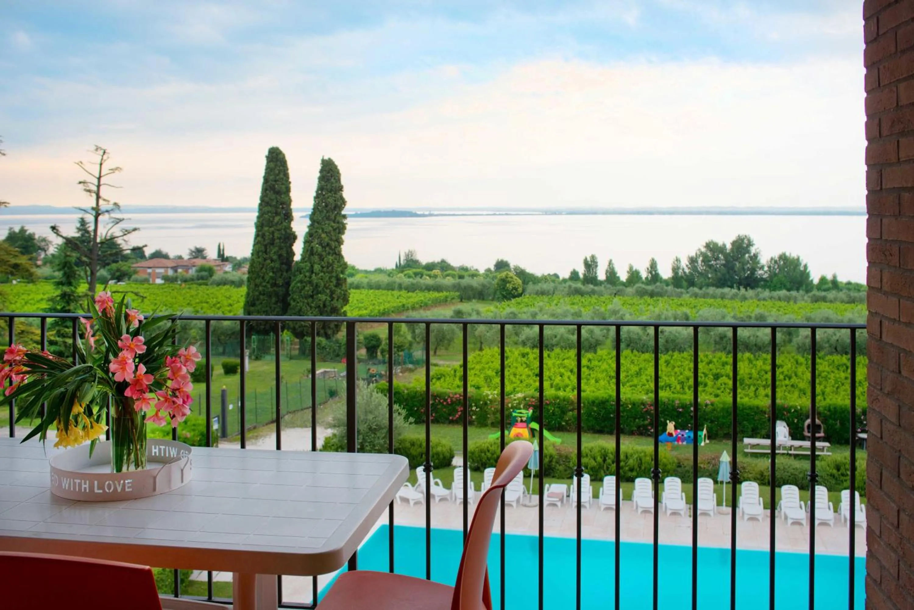 Balcony/Terrace in Residence Corte Ferrari -Ciao Vacanze-
