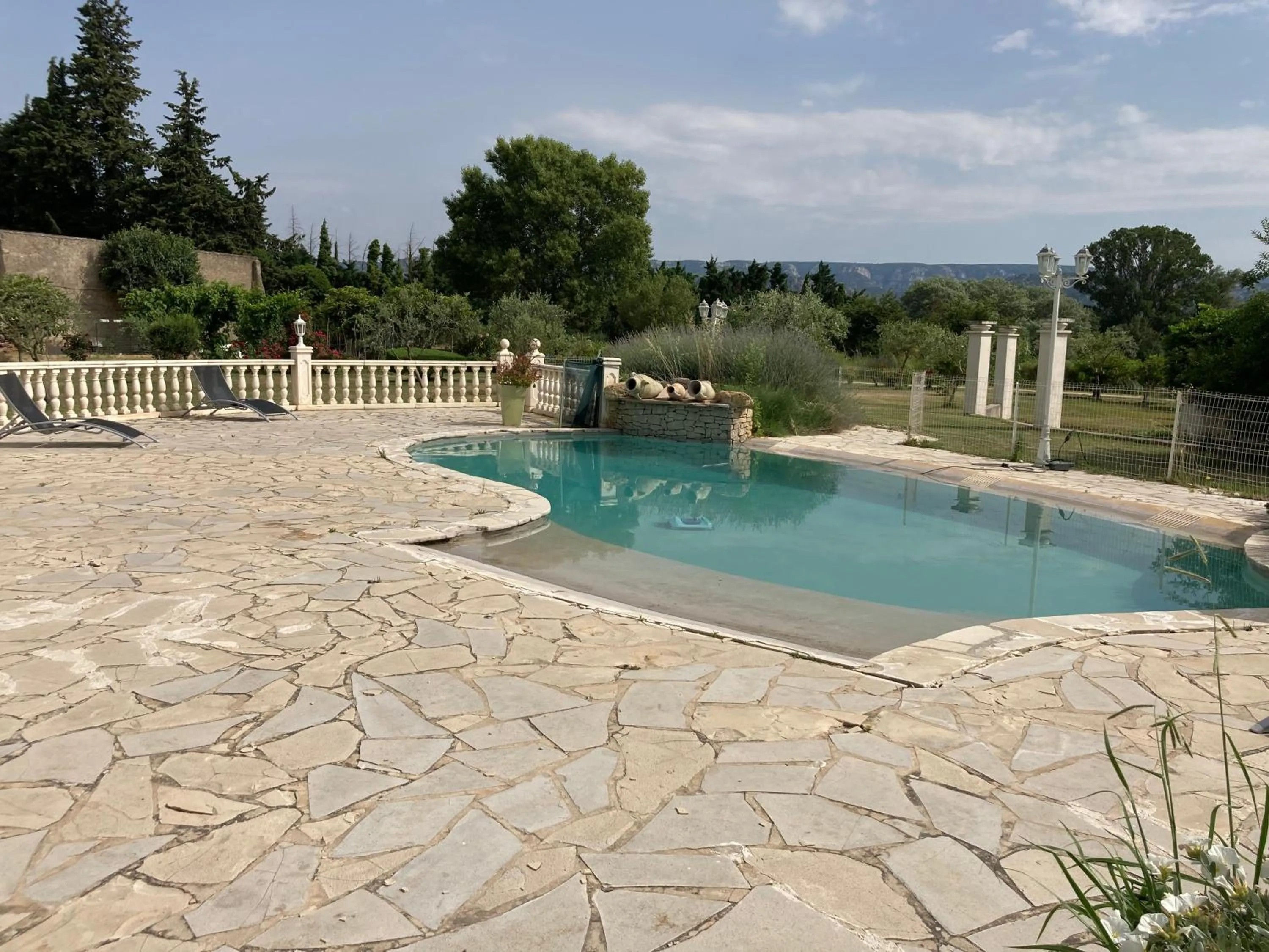 Natural landscape in Auberge Les Olivades