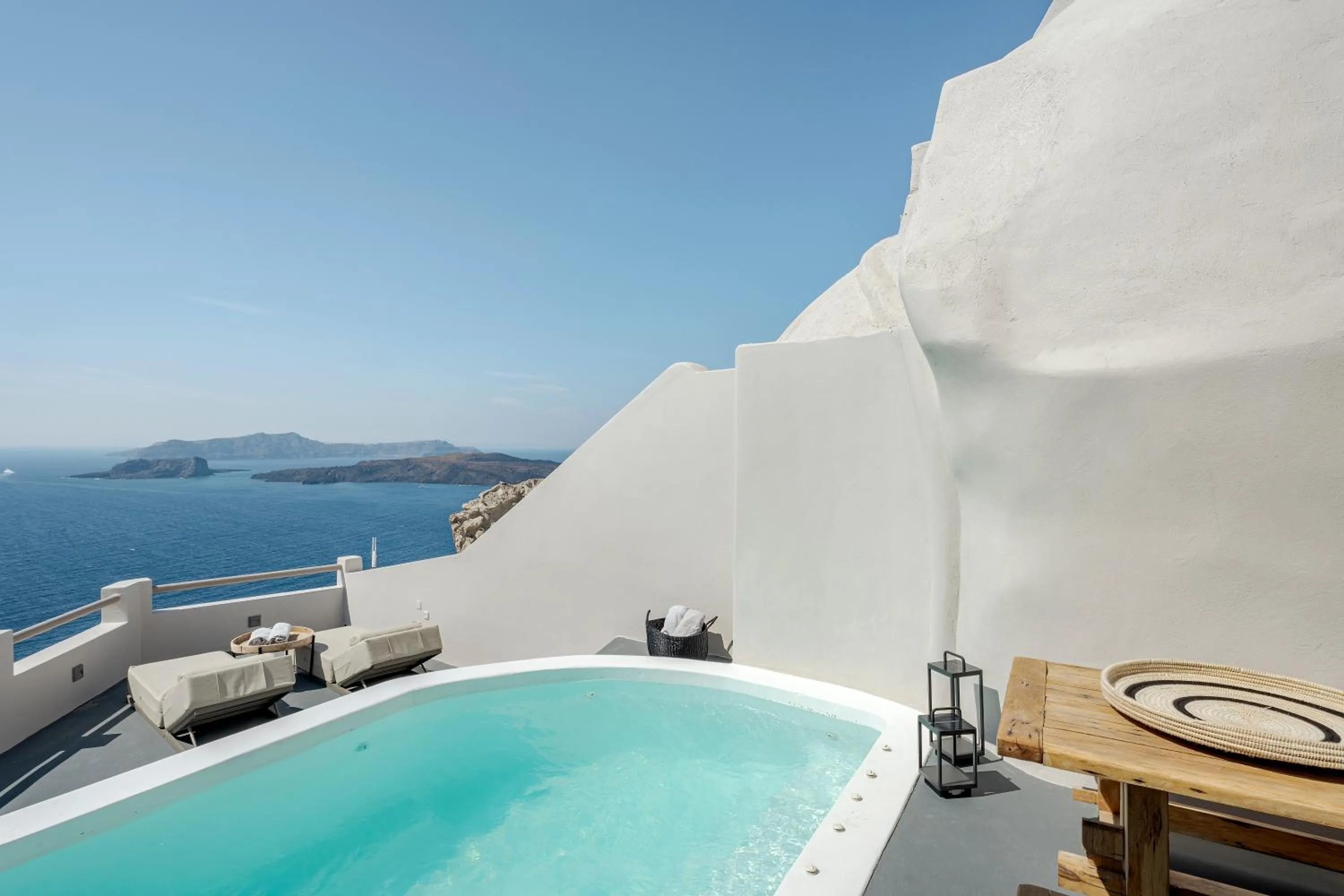 Balcony/Terrace in Grand View - Megalochori Santorini