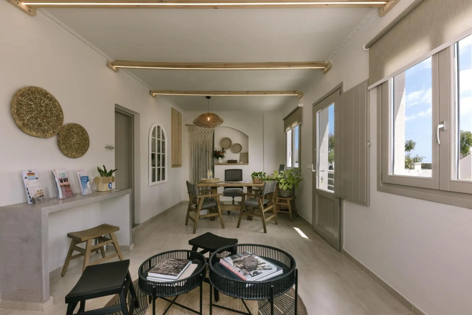 Lobby or reception in Grand View - Megalochori Santorini