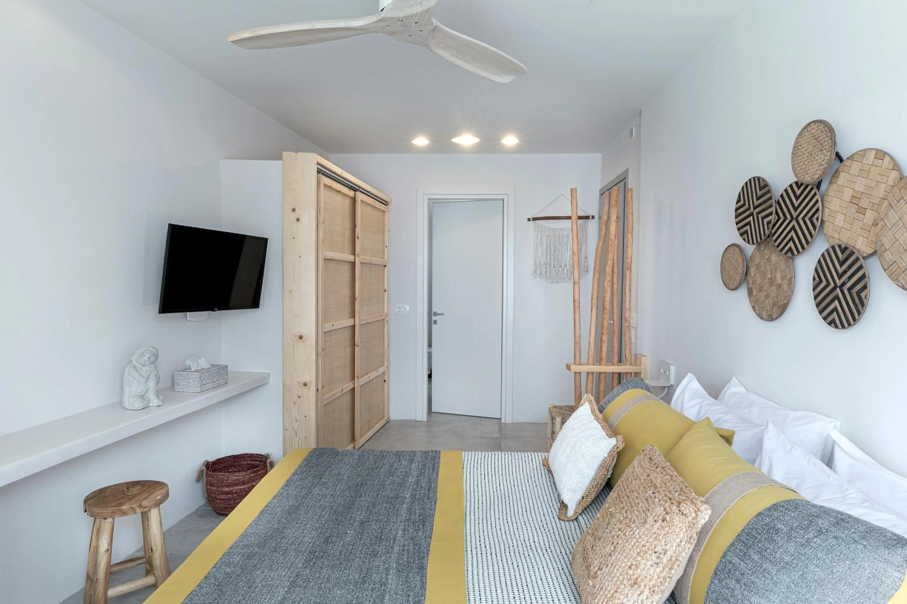 Bedroom, Bed in Grand View - Megalochori Santorini