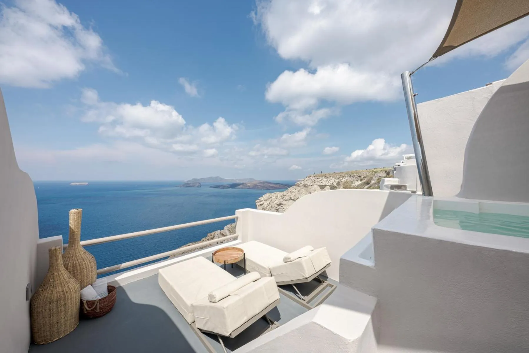 Balcony/Terrace in Grand View - Megalochori Santorini