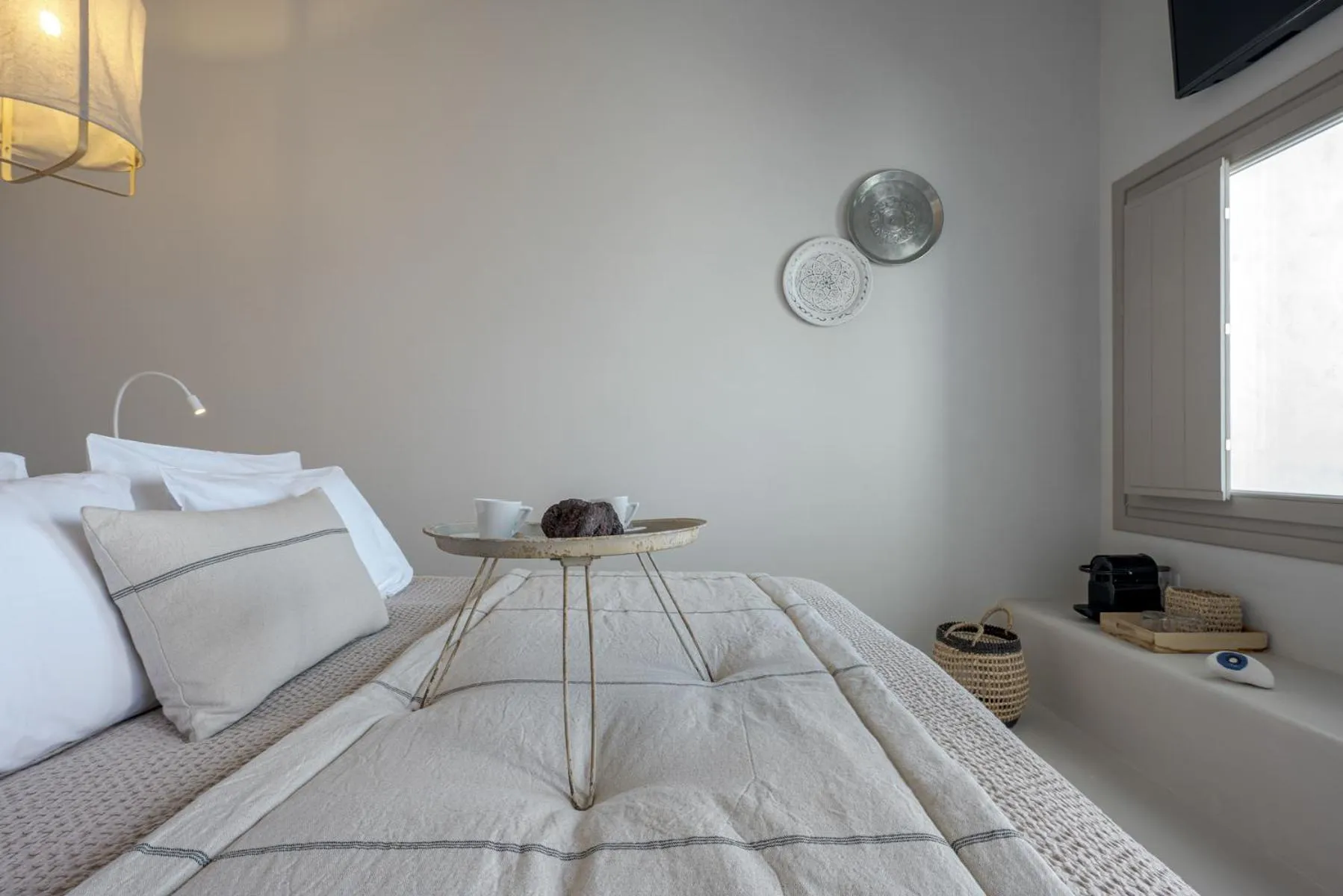 Bedroom, Bed in Grand View - Megalochori Santorini