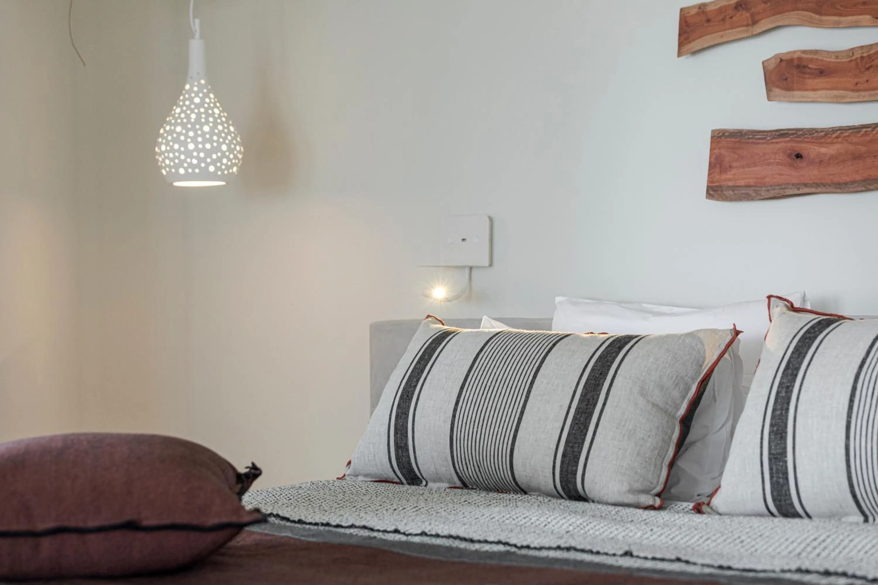 Decorative detail, Bed in Grand View - Megalochori Santorini