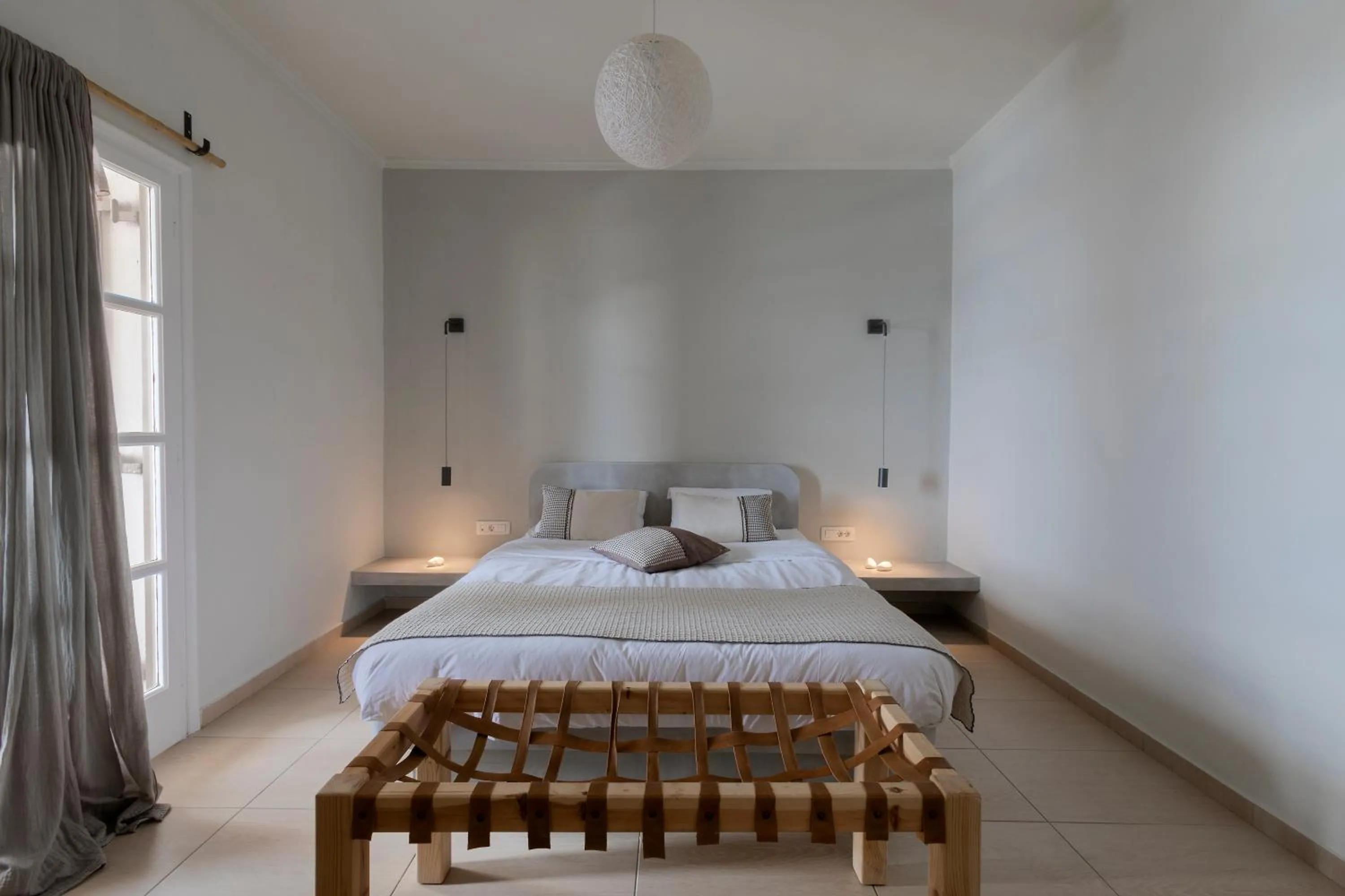 Bedroom, Bed in Grand View - Megalochori Santorini