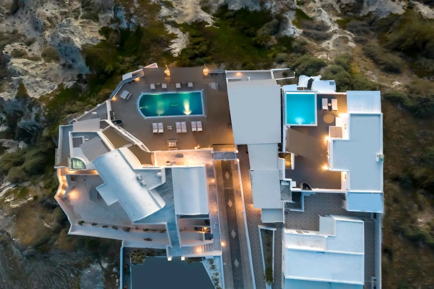 Property building in Grand View - Megalochori Santorini