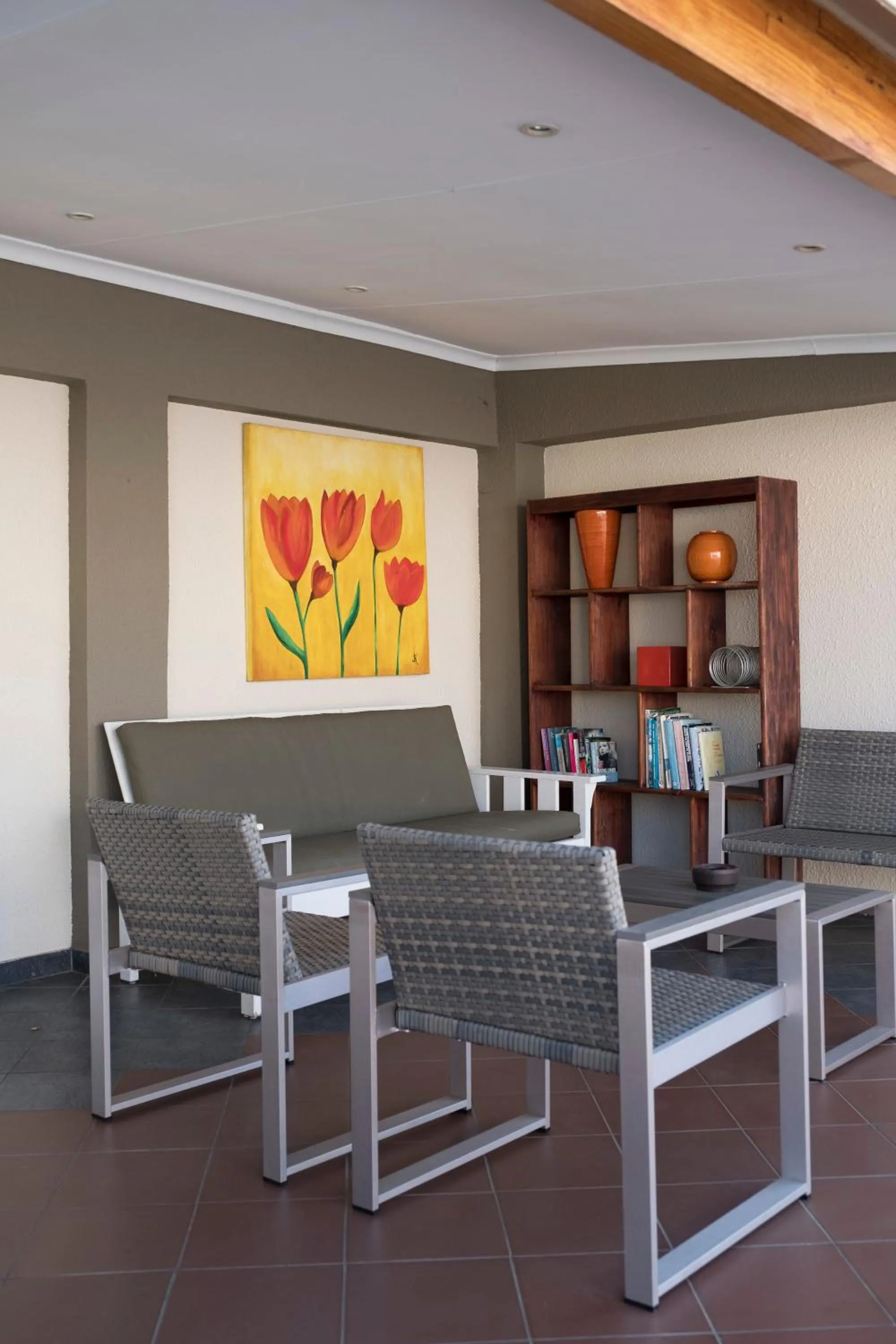 Patio in President Lodge