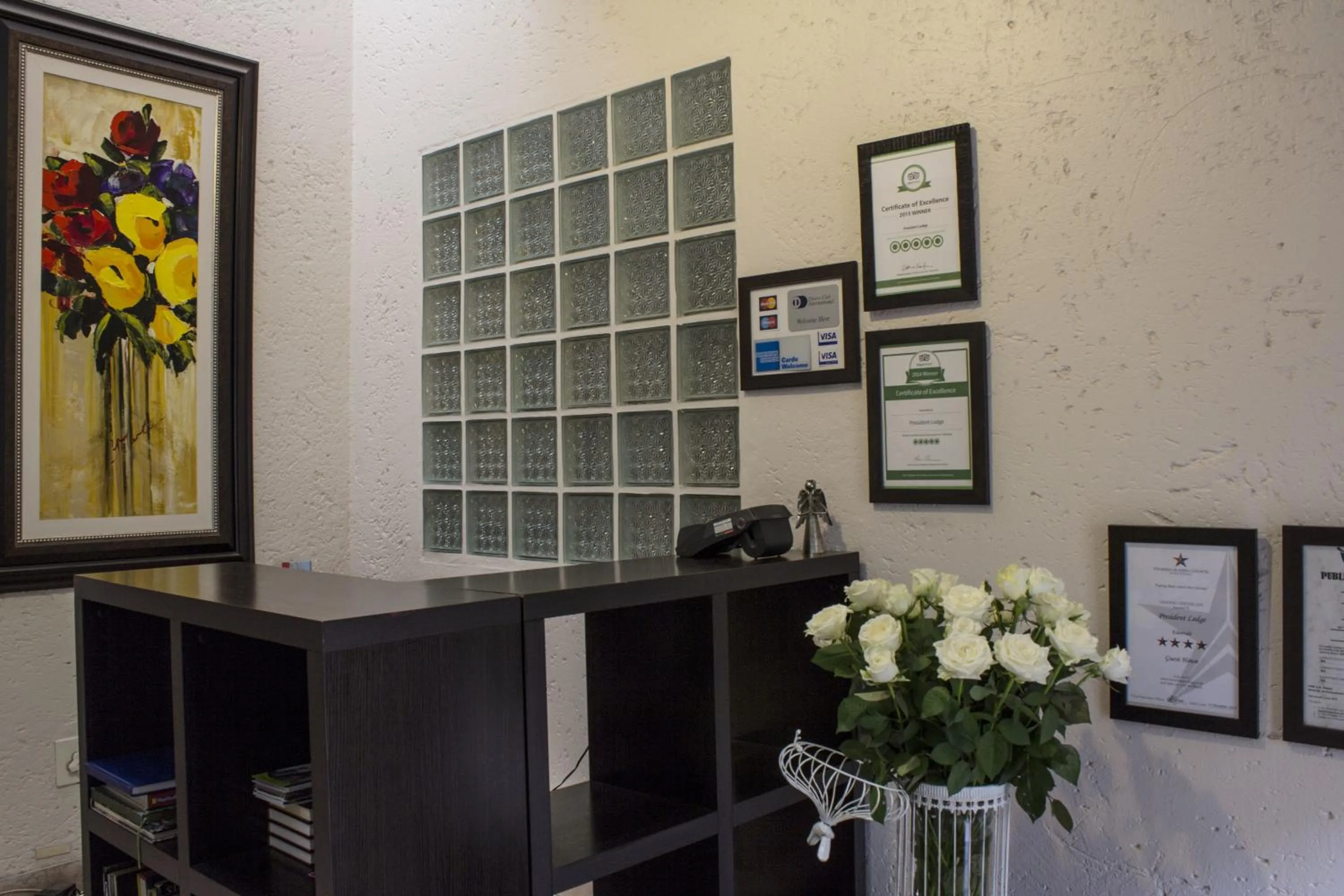 Lobby or reception in President Lodge