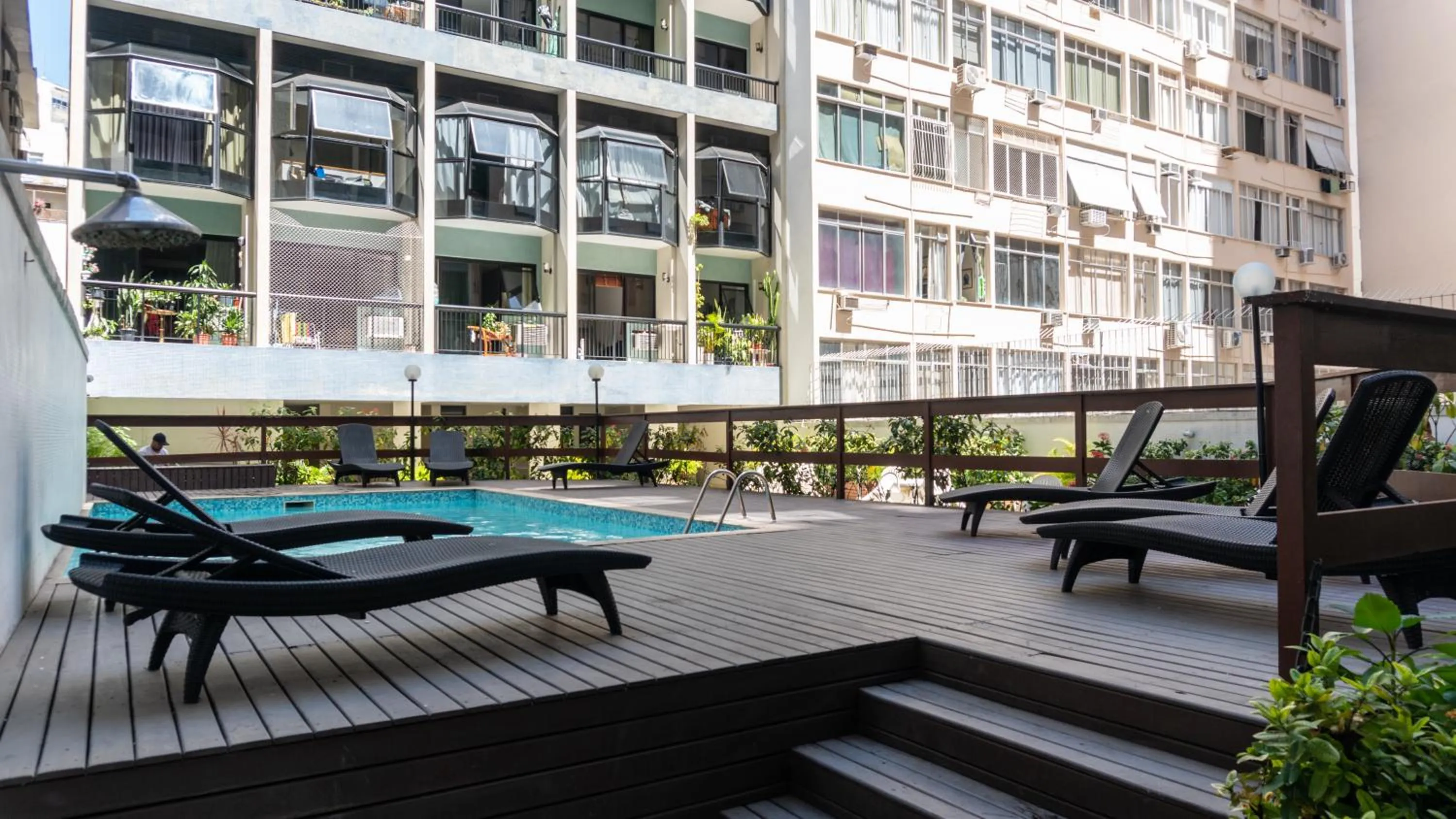 Swimming pool in Duplex charmoso - Ótima localização