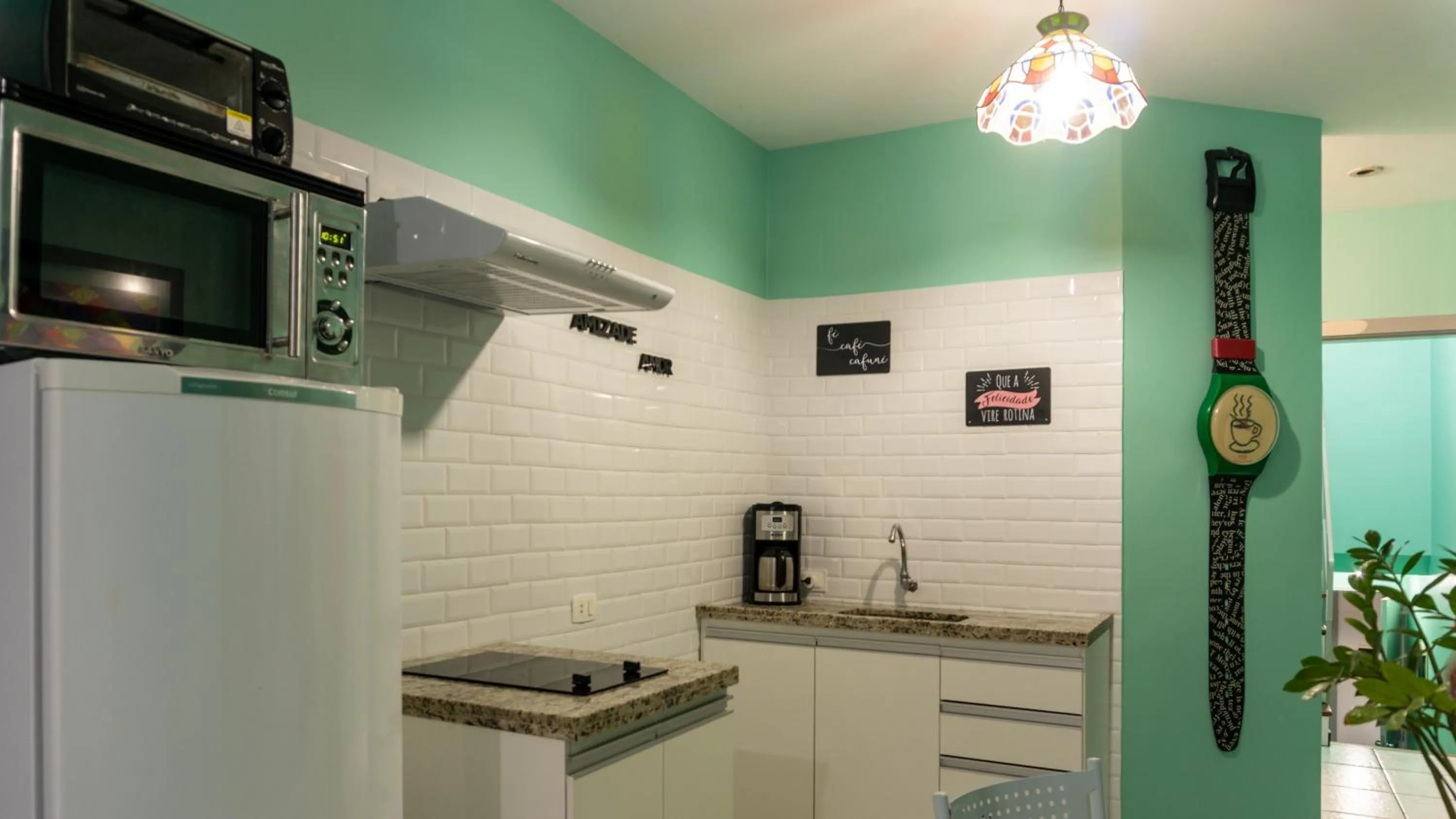 Kitchen or kitchenette in Duplex charmoso - Ótima localização