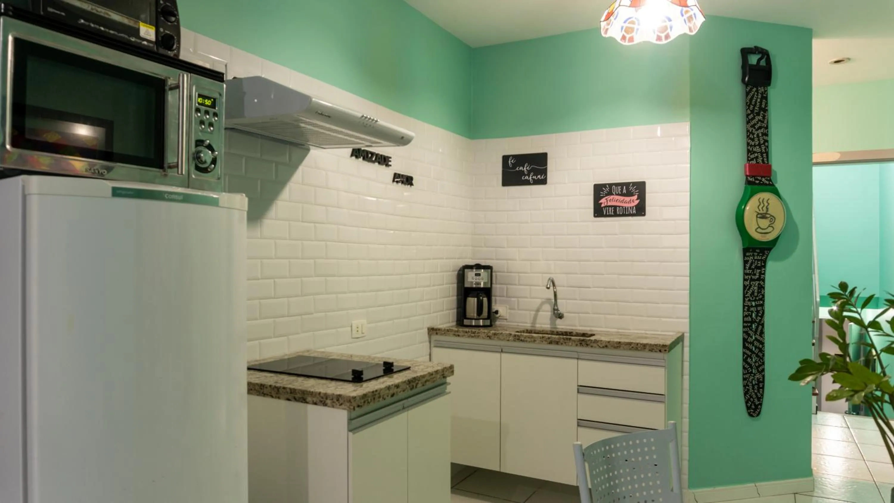 Kitchen or kitchenette in Duplex charmoso - Ótima localização