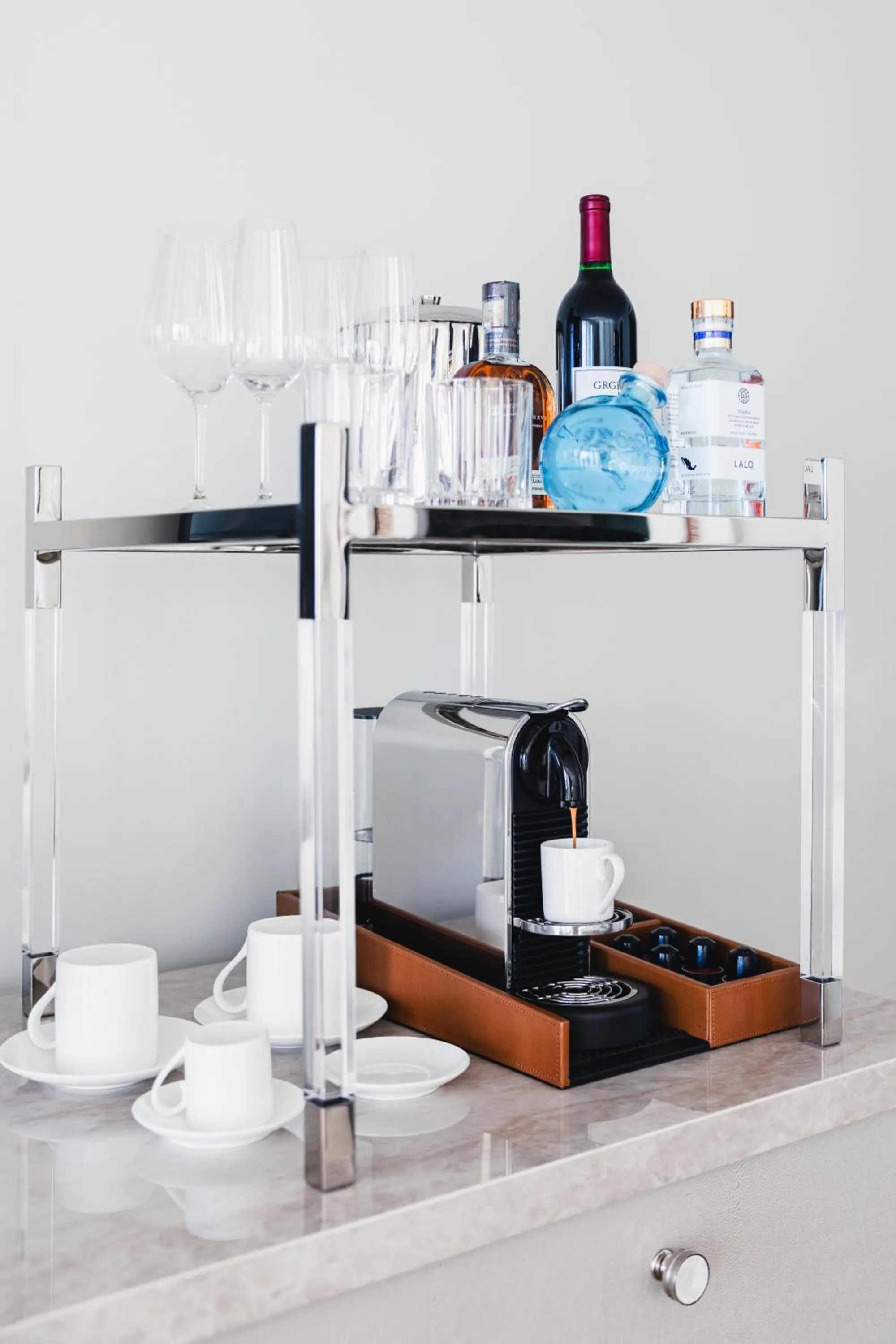 minibar in Surf & Sand Laguna Beach