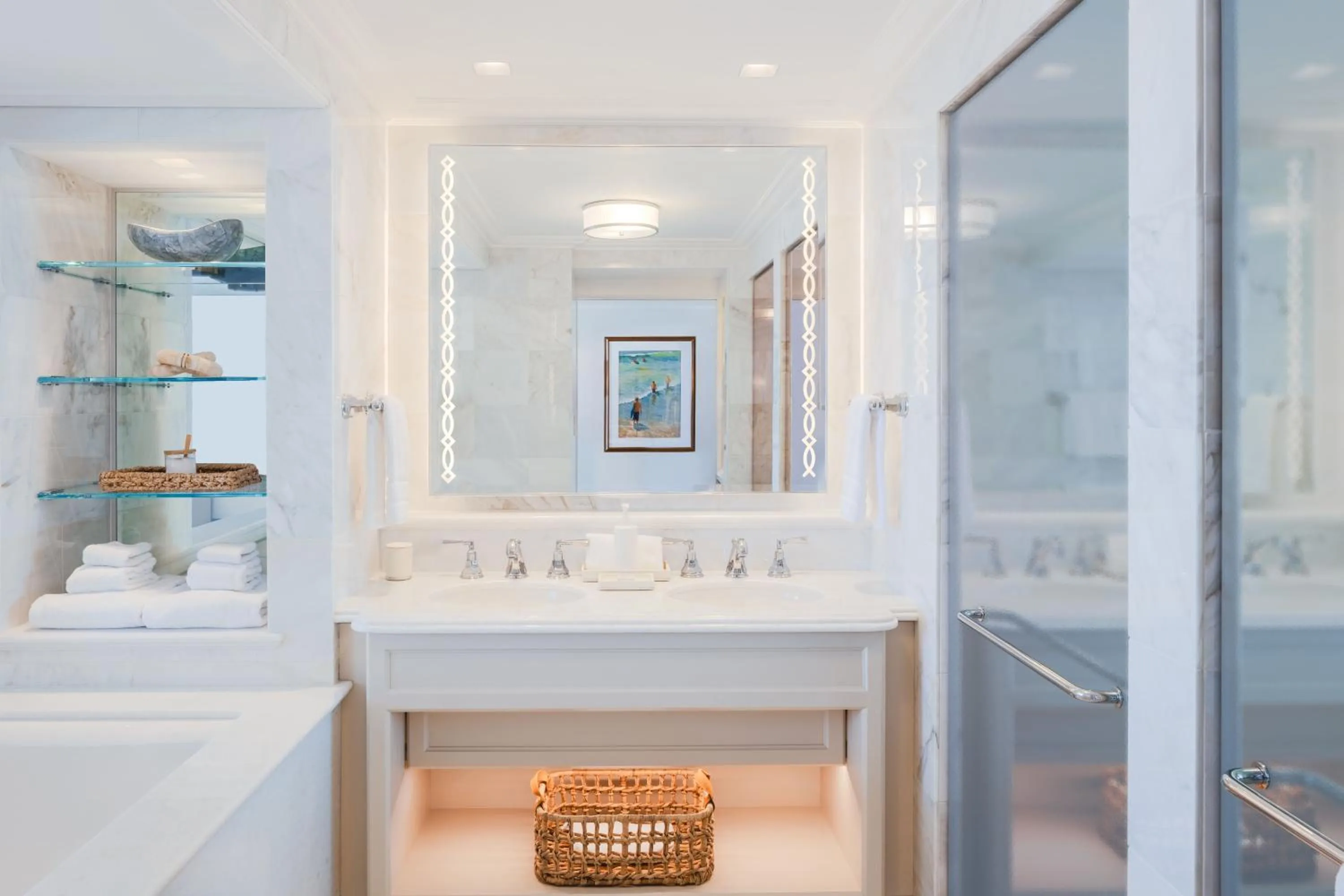 Bathroom in Surf & Sand Laguna Beach