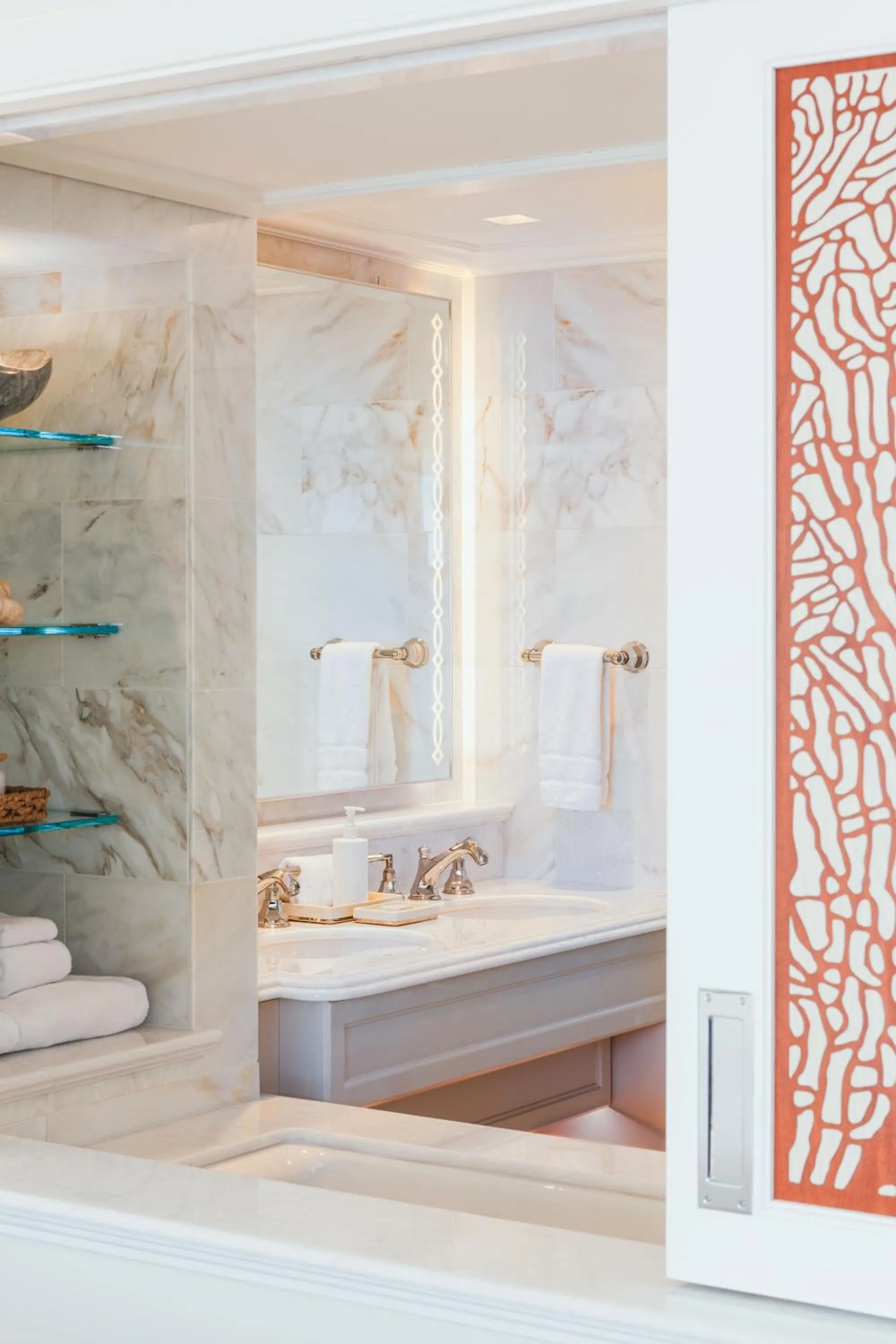 Bathroom in Surf & Sand Laguna Beach