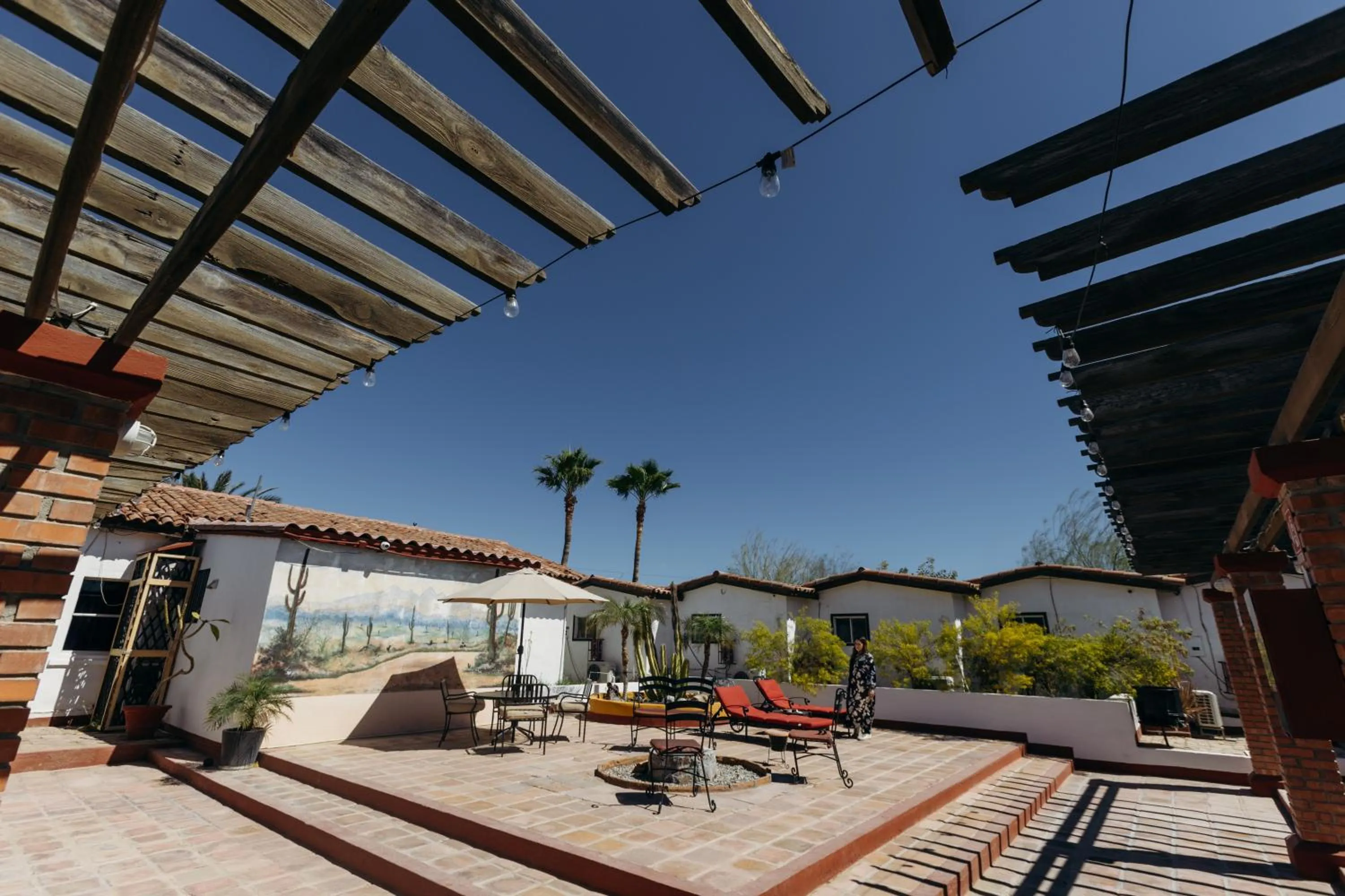 Patio in Hotel Las Palmas