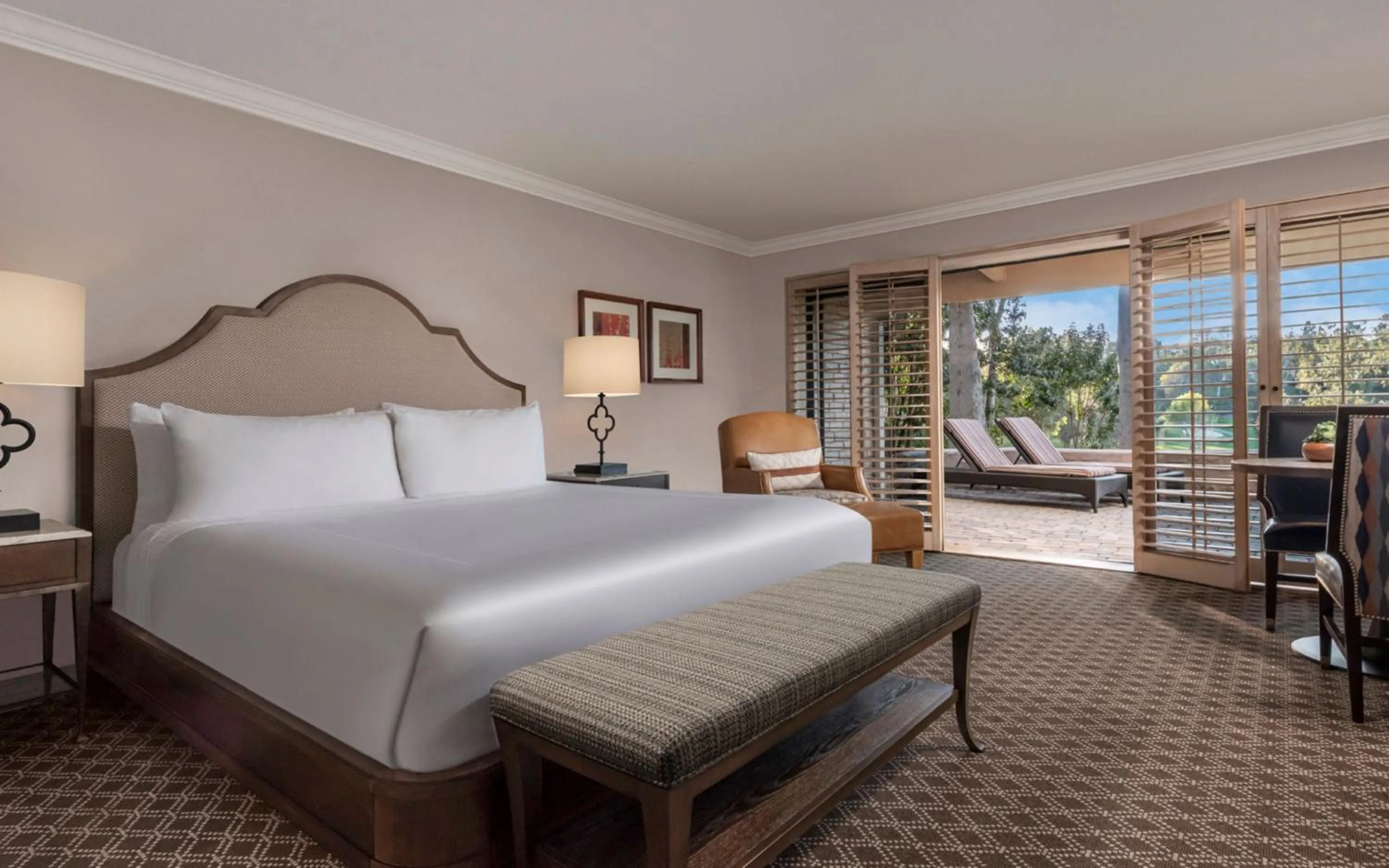 Bed in Rancho Bernardo Inn