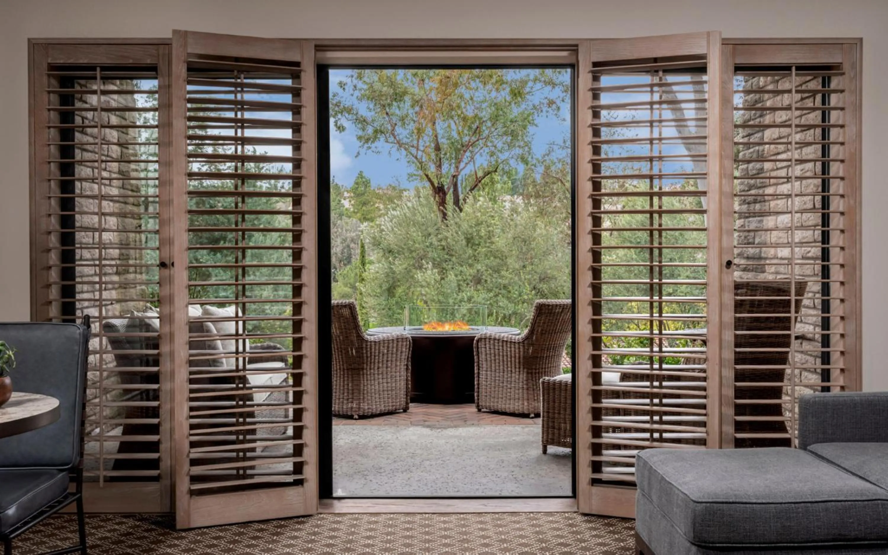 fireplace in Rancho Bernardo Inn