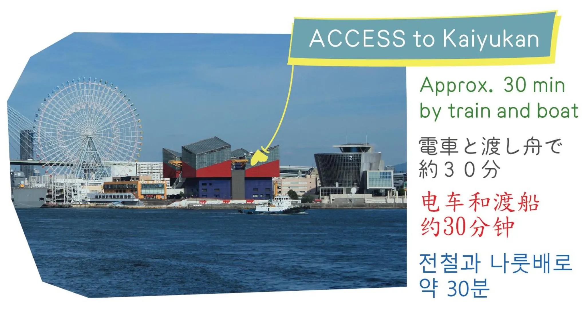 Nearby landmark in J-Hoppers Osaka Universal