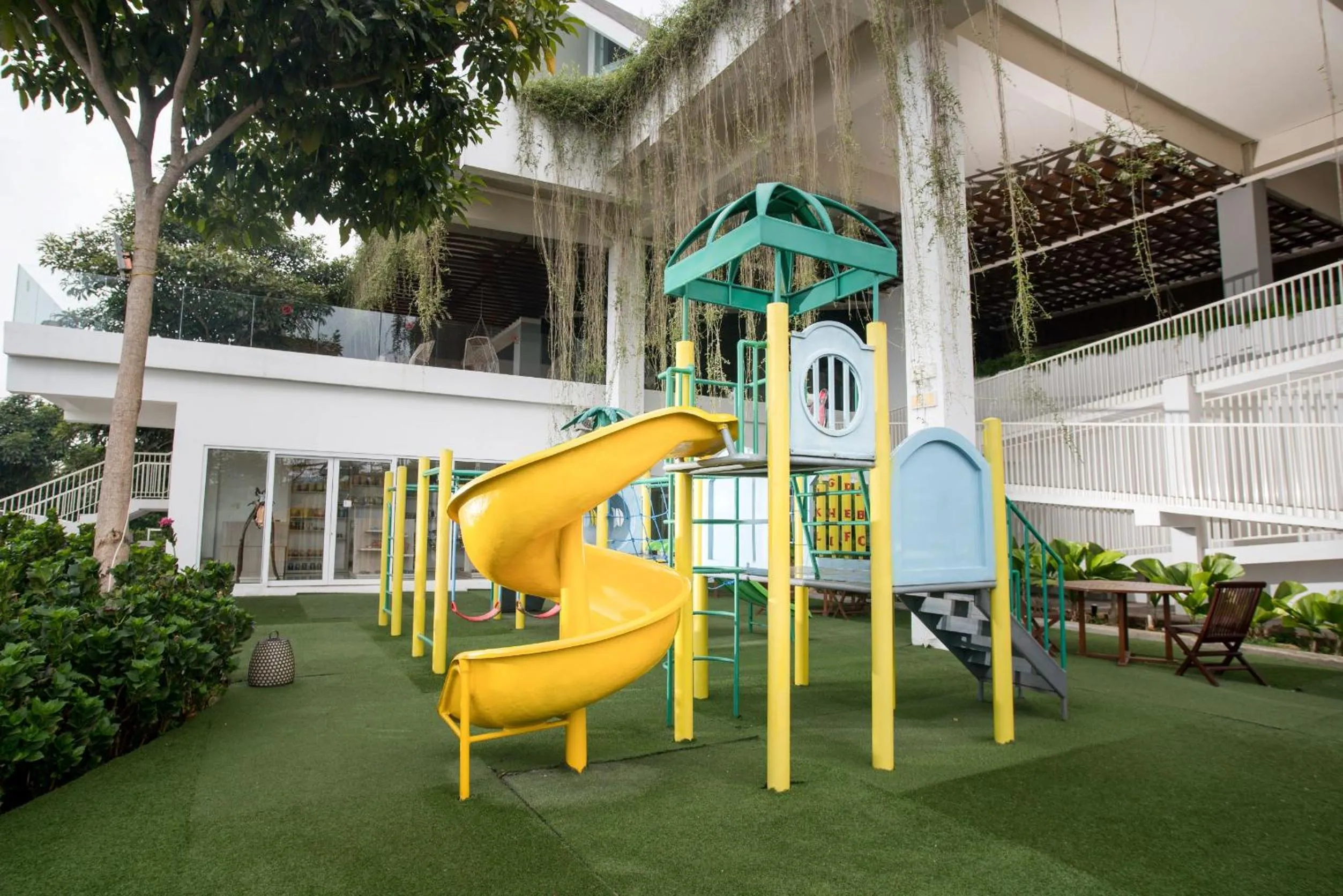 Children play ground in Amartahills Hotel and Resort