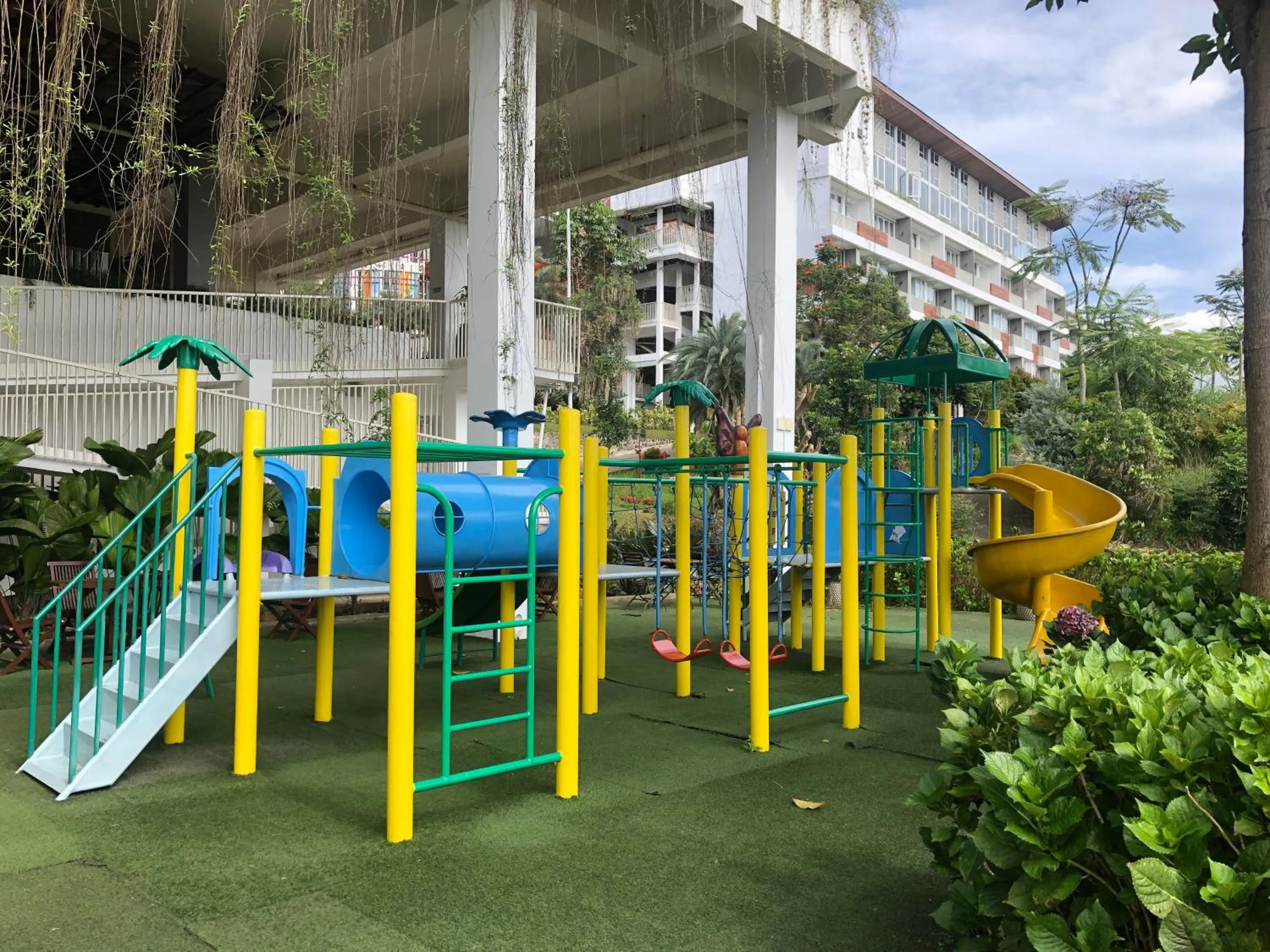 Children play ground in Amartahills Hotel and Resort