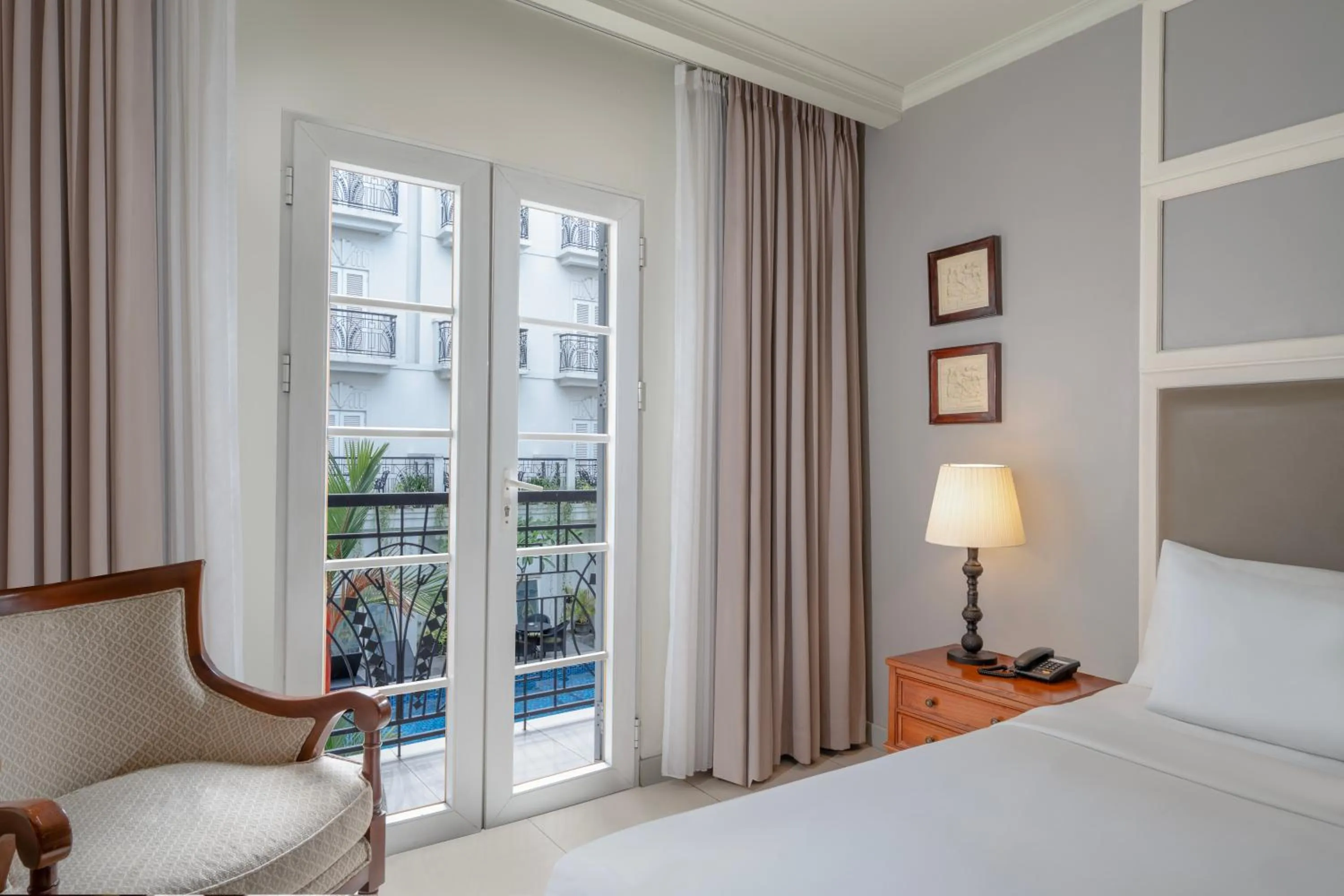 Bed in Hotel Indies Heritage Prawirotaman