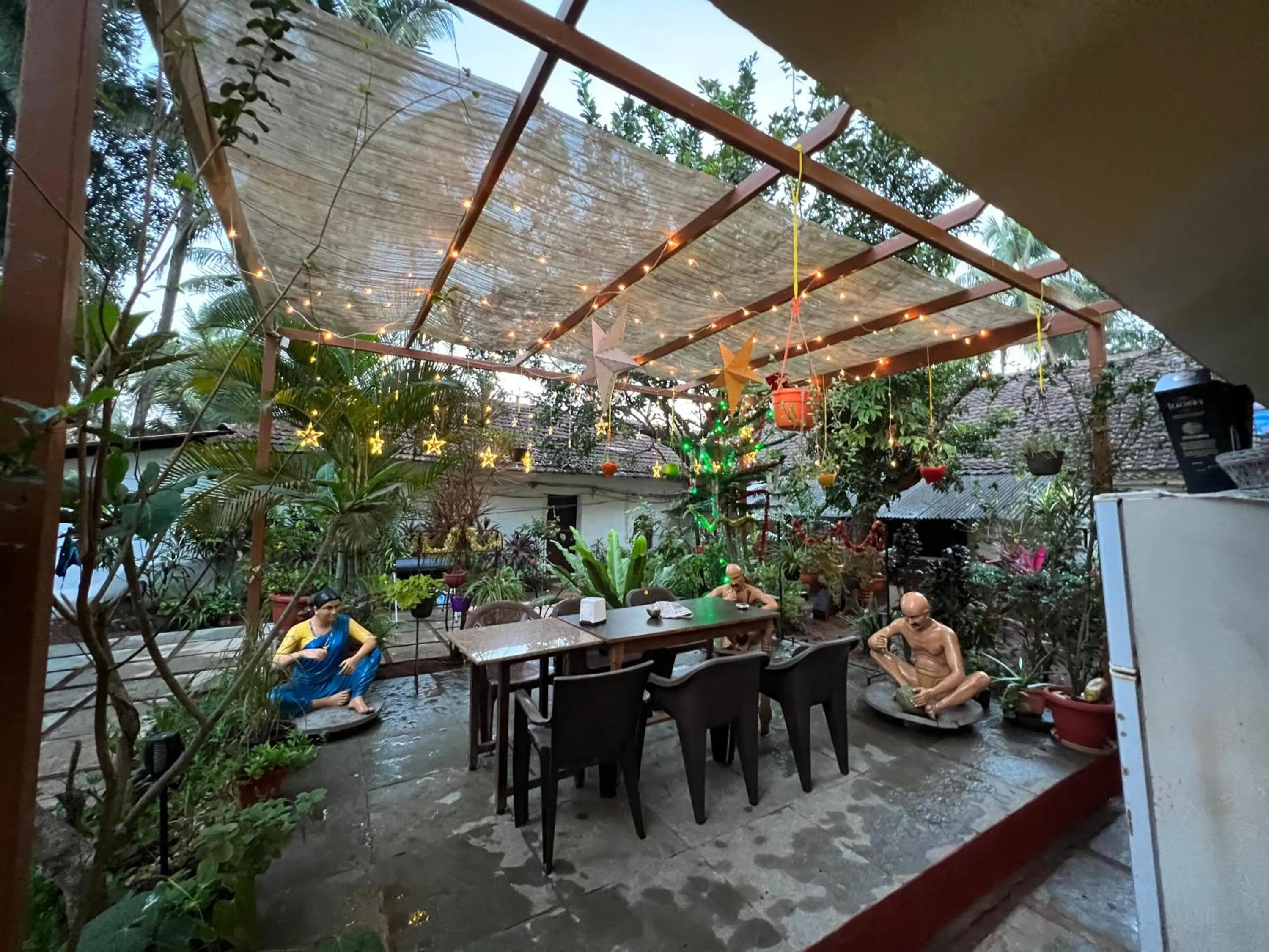 Patio in Fatima Guest House