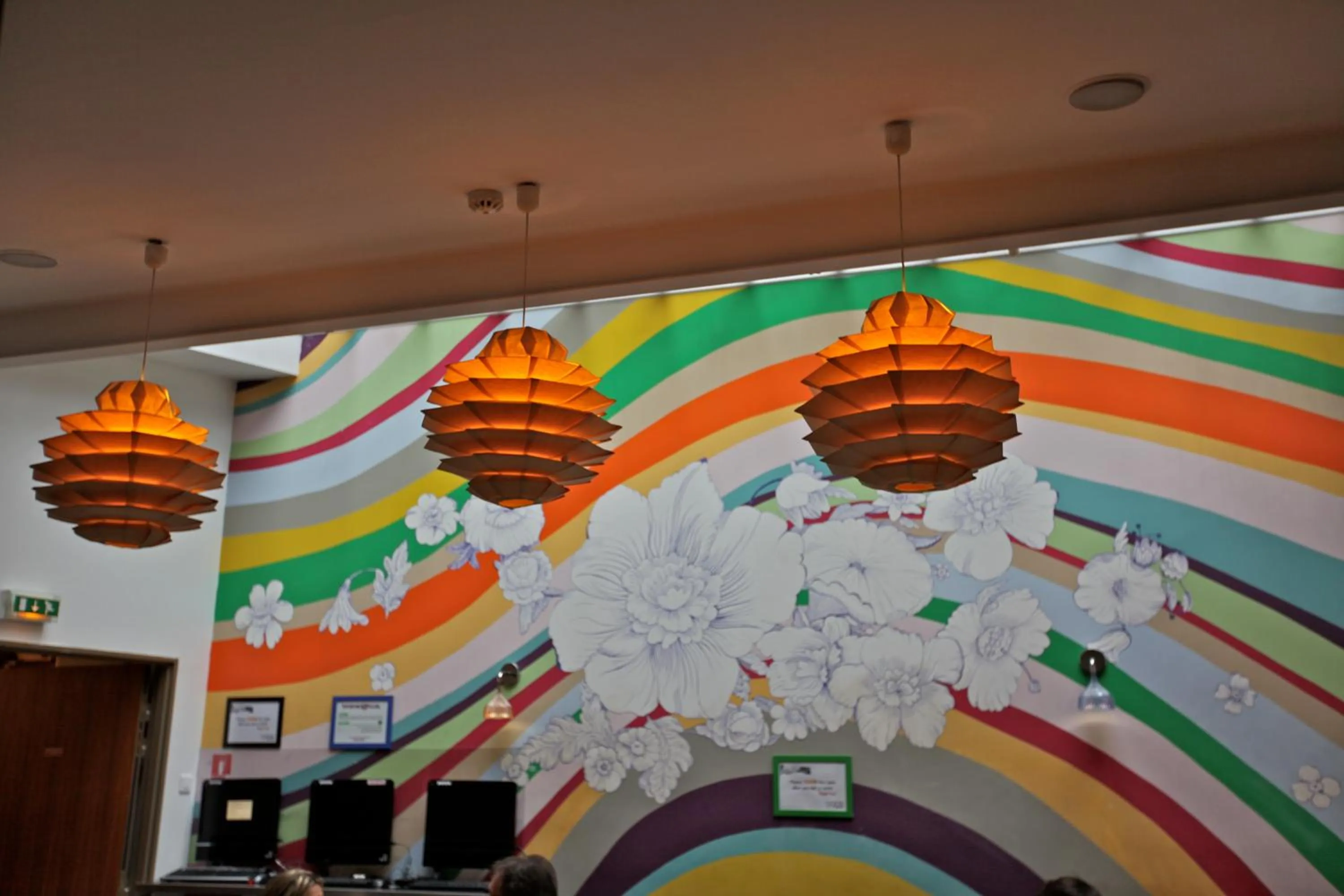 Decorative detail in Oops! Latin quarter by Hiphophostels