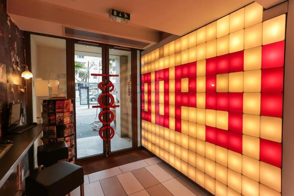 Facade/entrance in Oops! Latin quarter by Hiphophostels