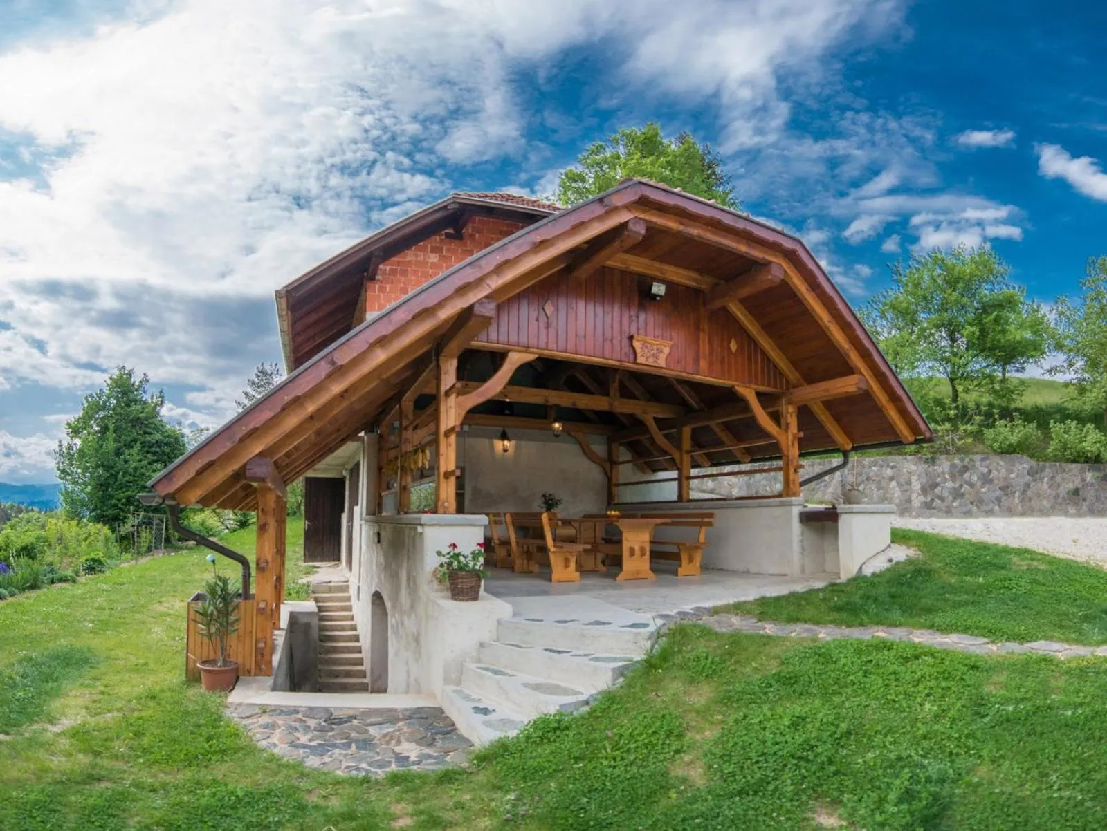 Area and facilities in Farm Stay Žagar