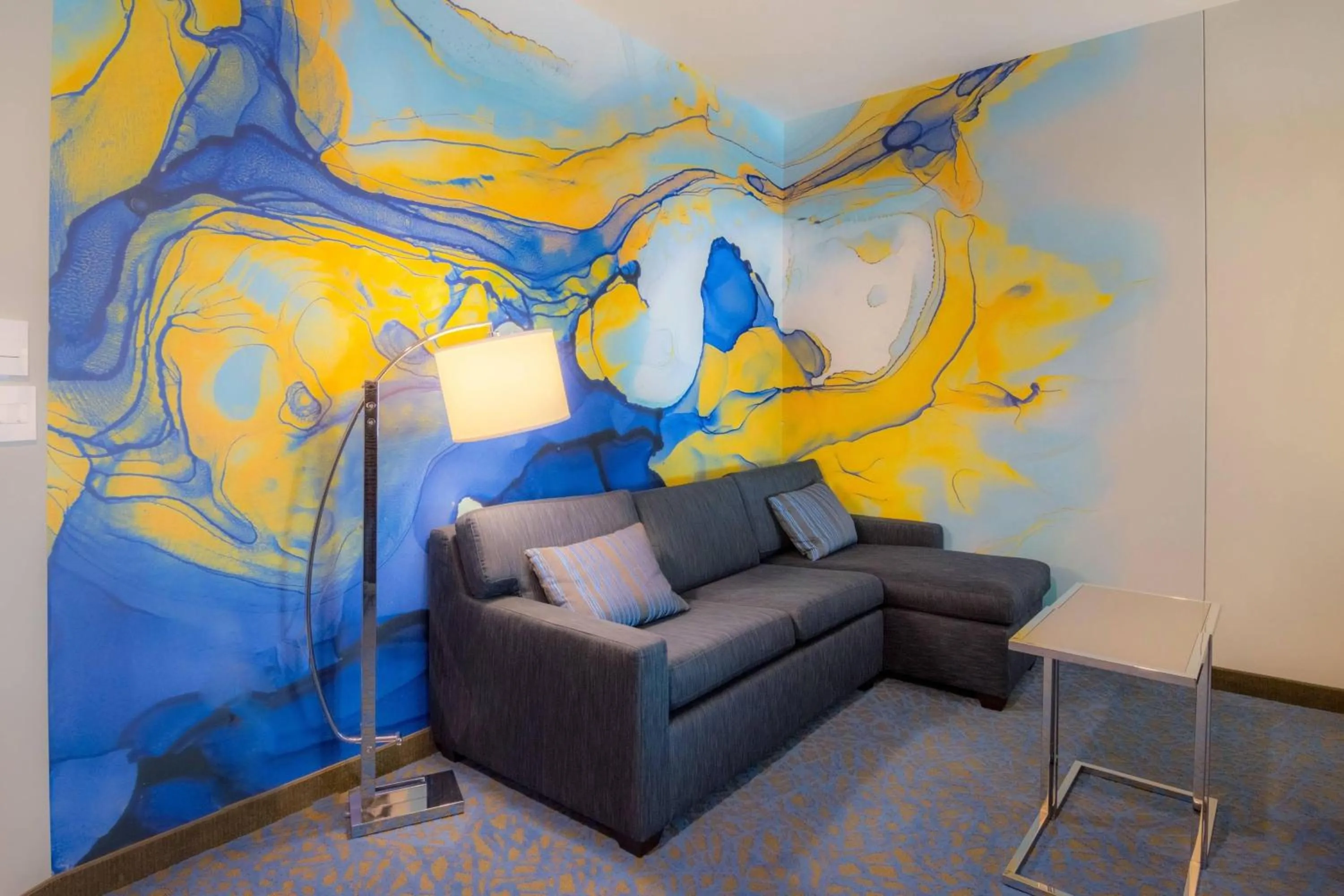 Living room in SpringHill Suites by Marriott Fort Worth Fossil Creek