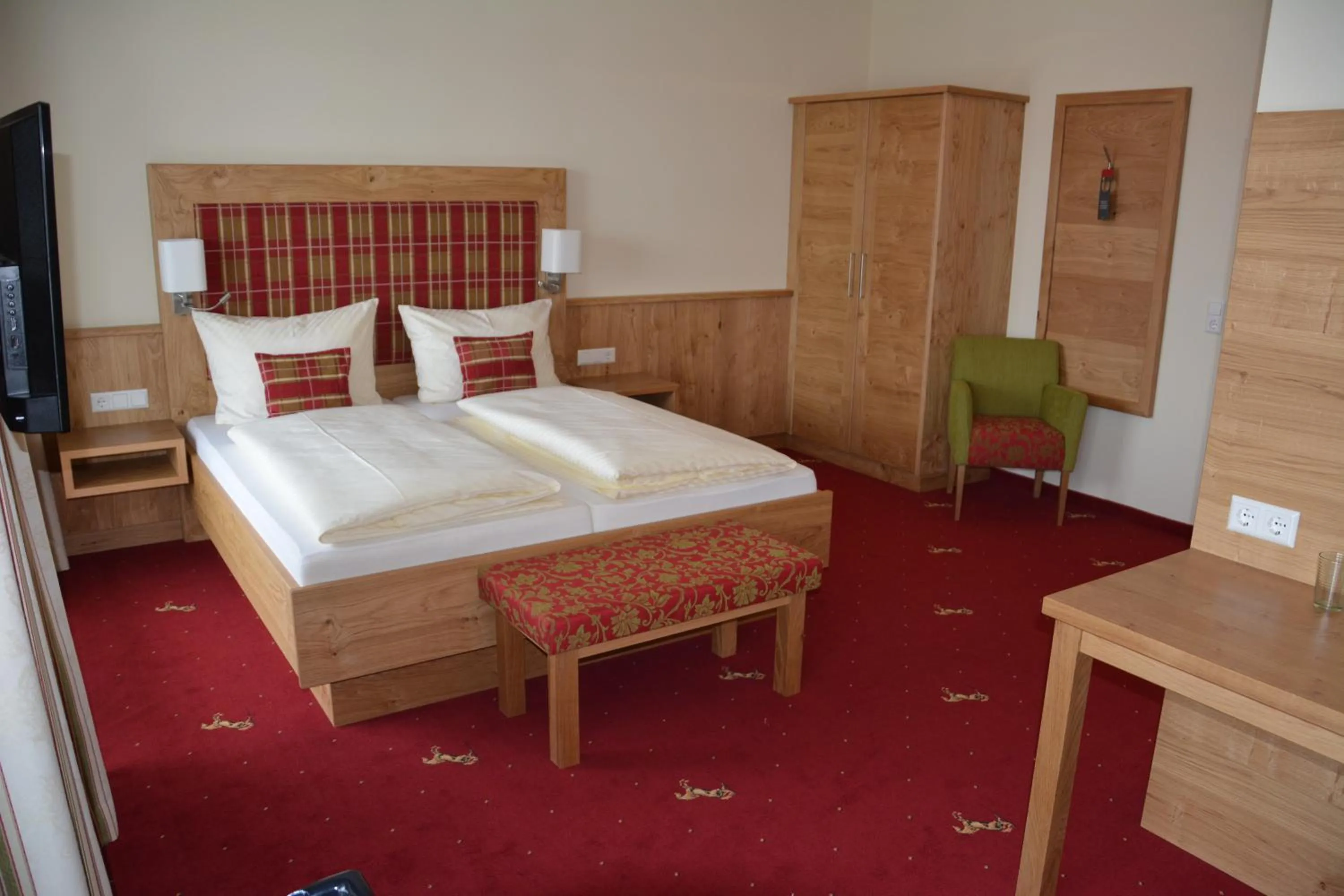 Bed in Landgasthof Hotel Rössle