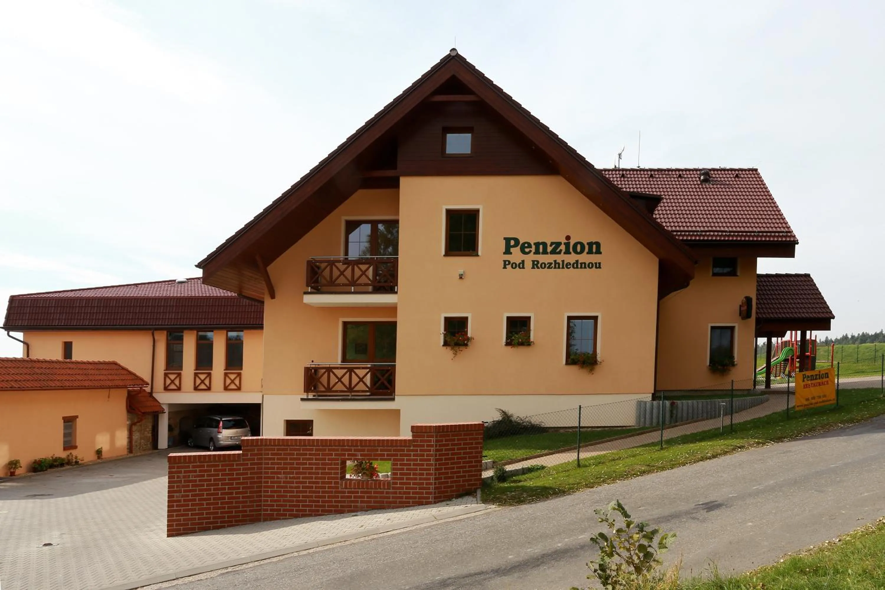Facade/entrance in Wellness Penzion Pod Rozhlednou