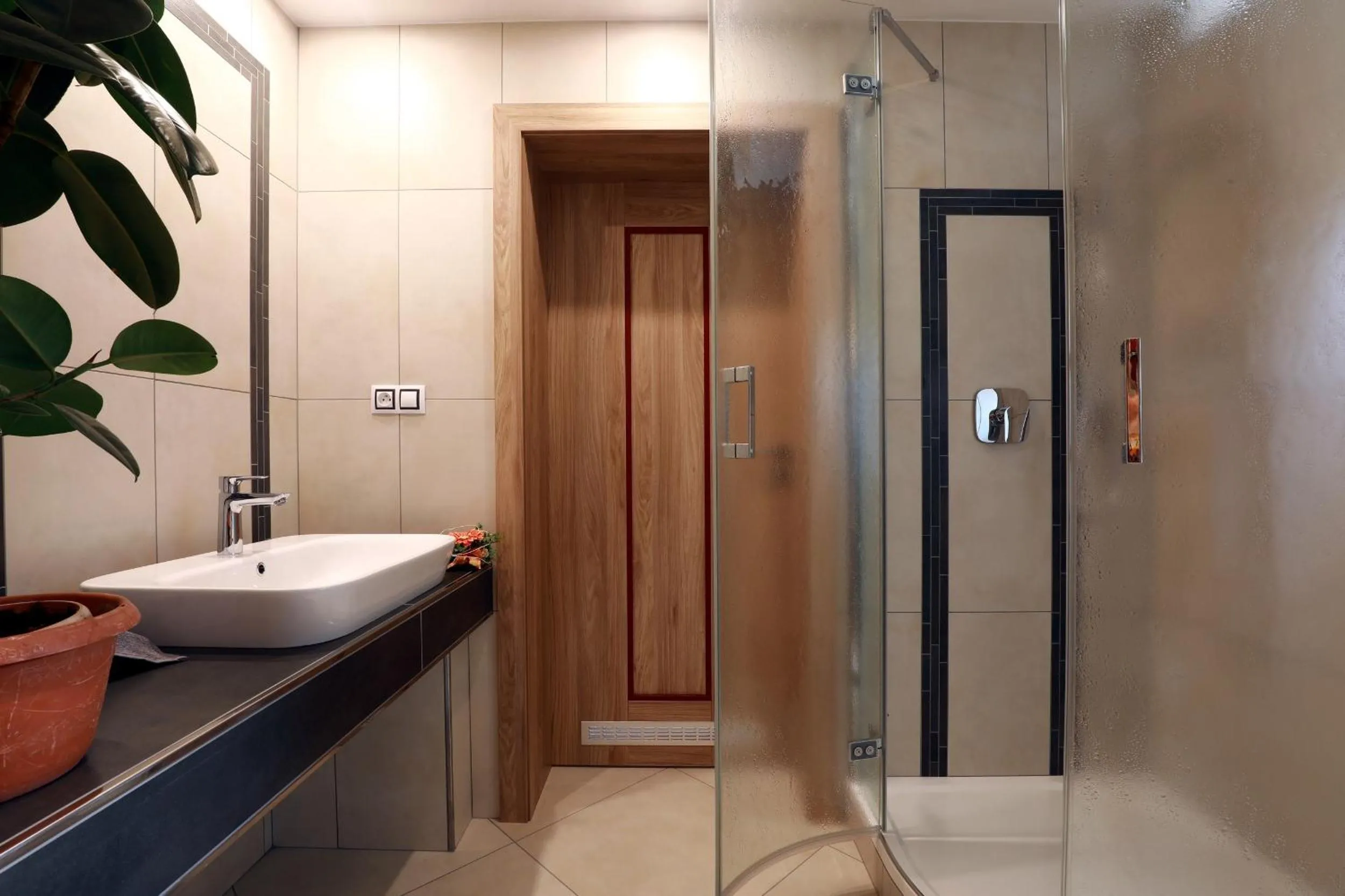 Bathroom in Wellness Penzion Pod Rozhlednou