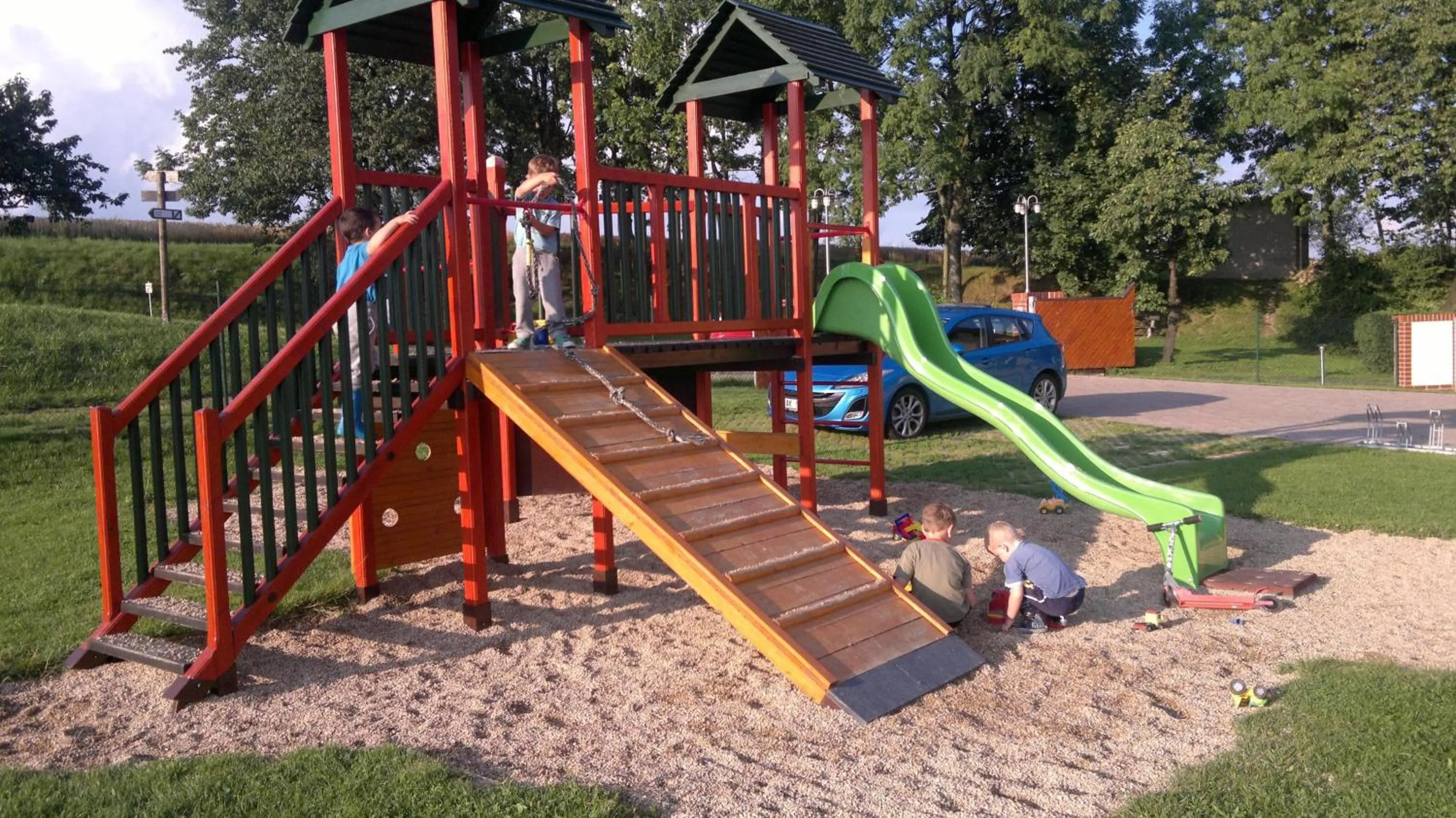 Children play ground in Wellness Penzion Pod Rozhlednou