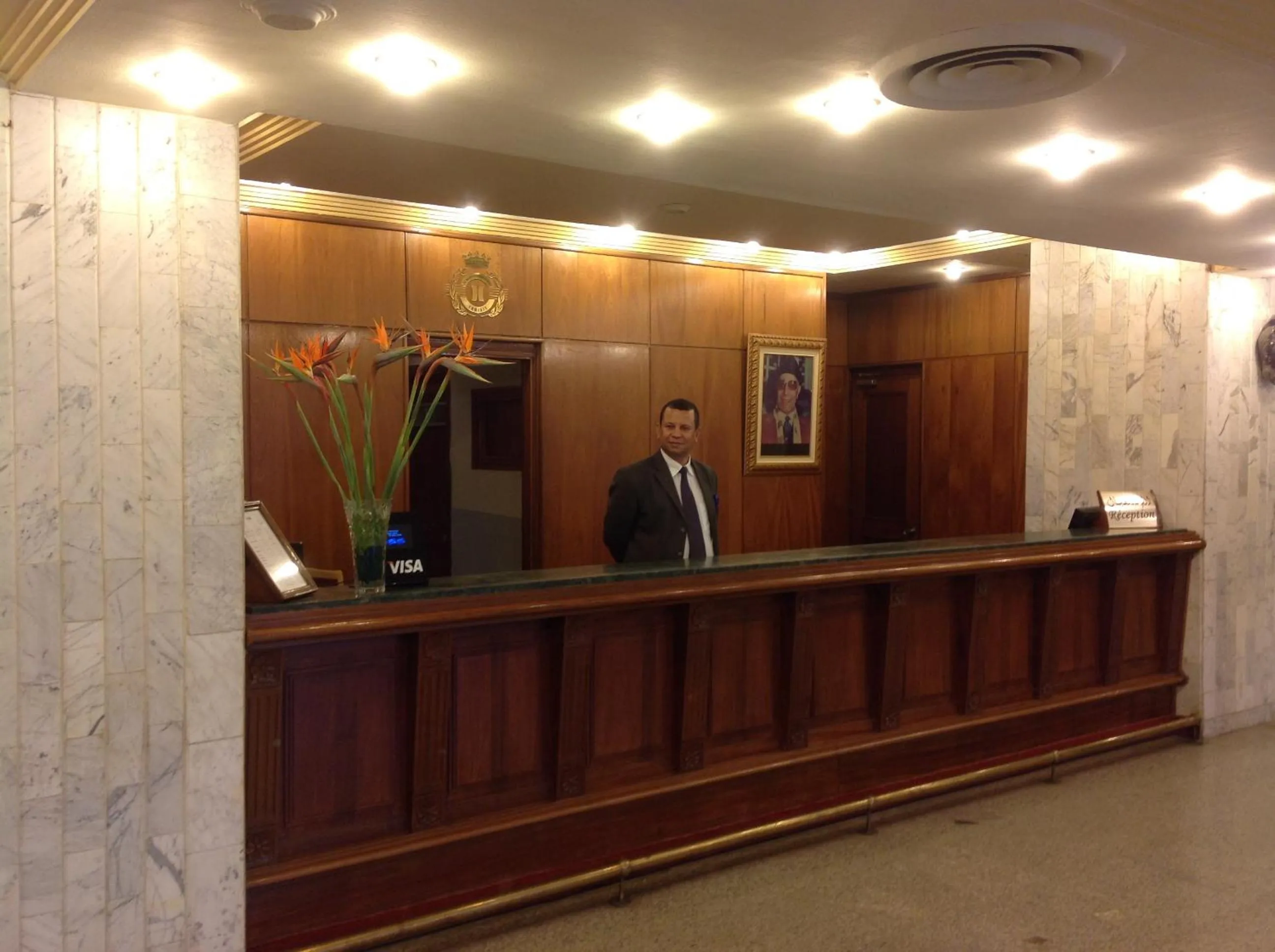 Lobby or reception in El Hana International